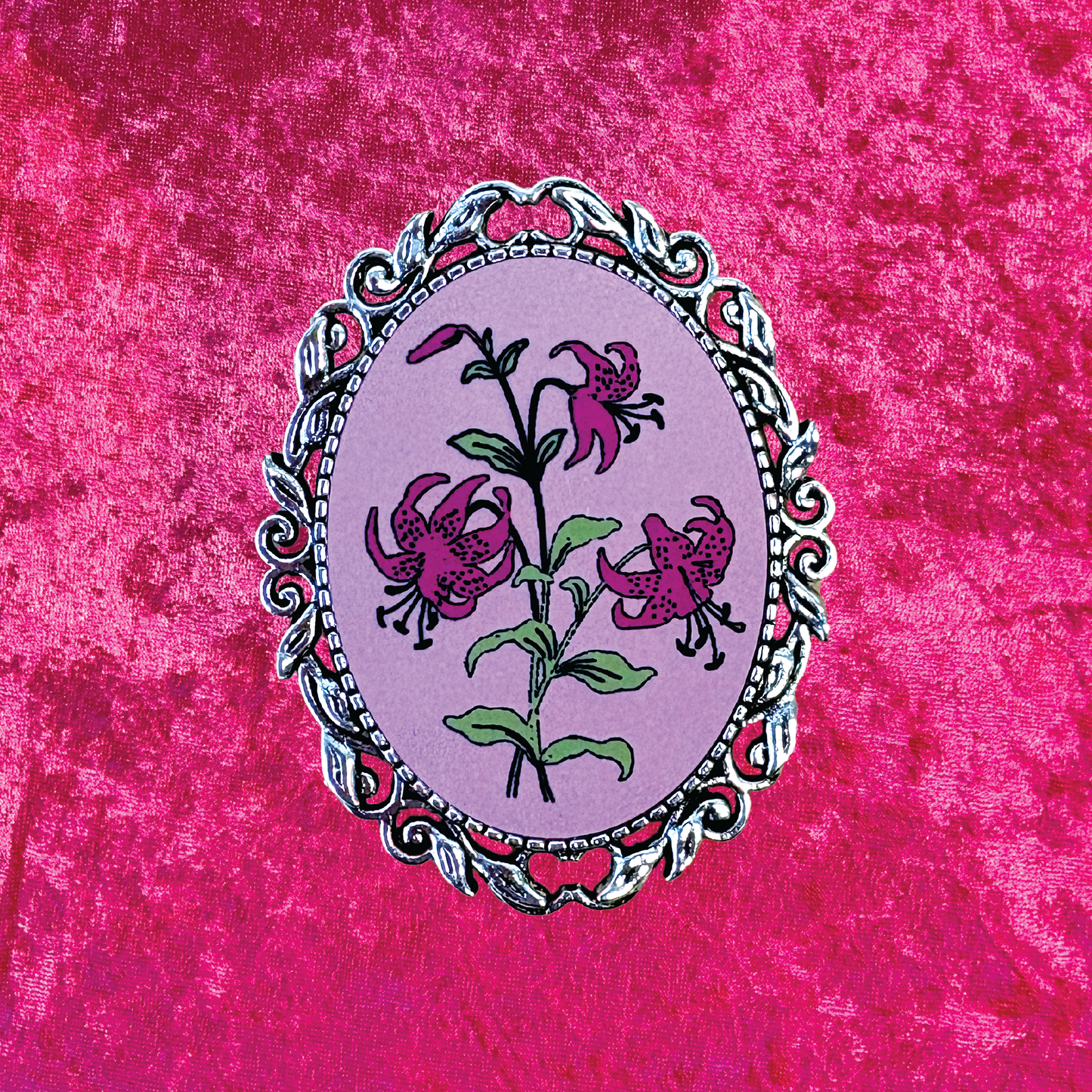 Tiger Lily Brooch