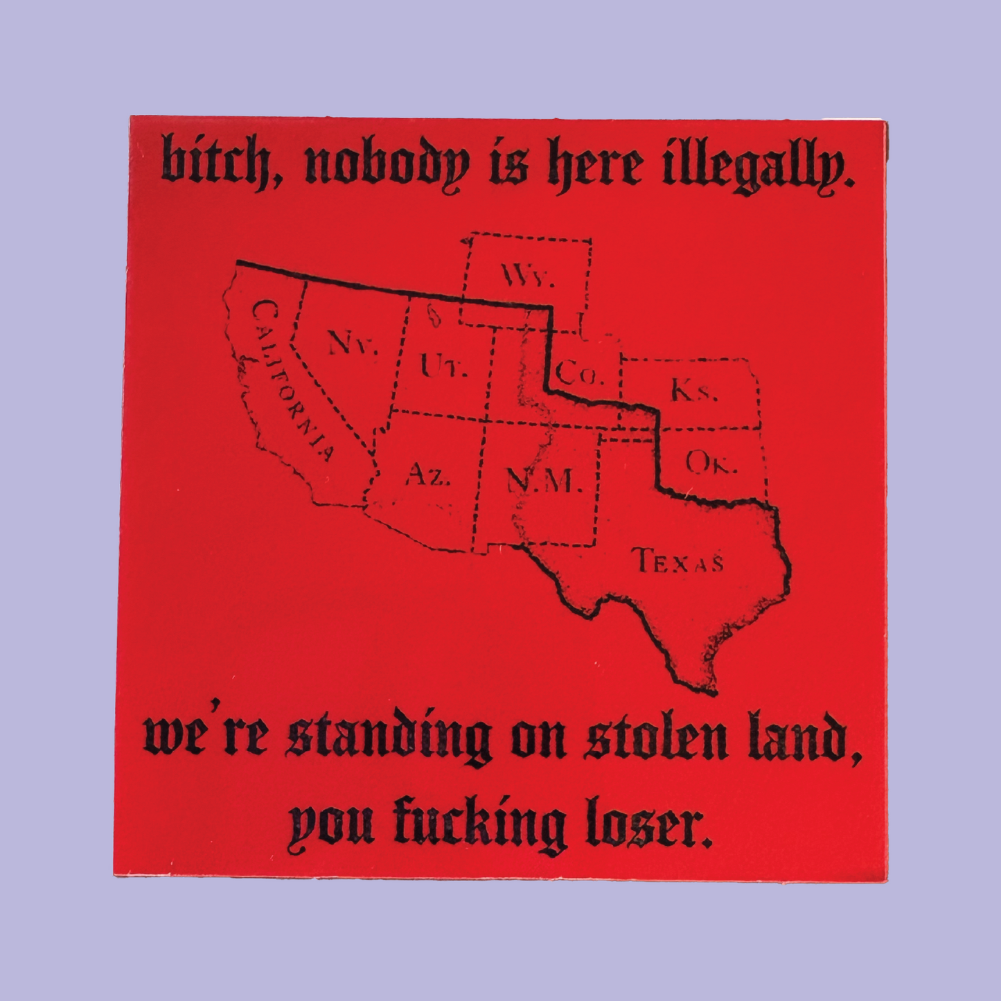 Loser Sticker 3x3" - Contribute to Carolina's GoFundMe
