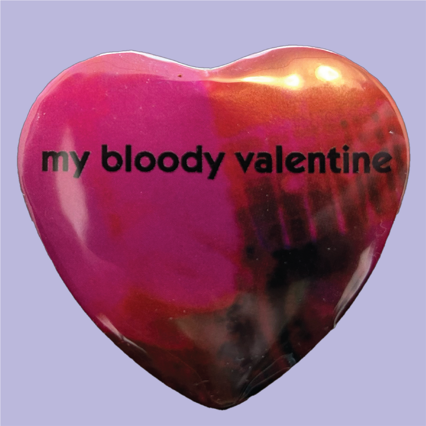 My Bloody Valentine Heart Pinback Button