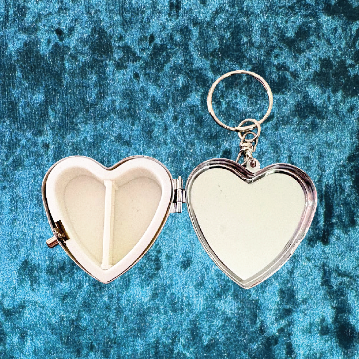 Priceless Advice Heart Pill Box Keychain