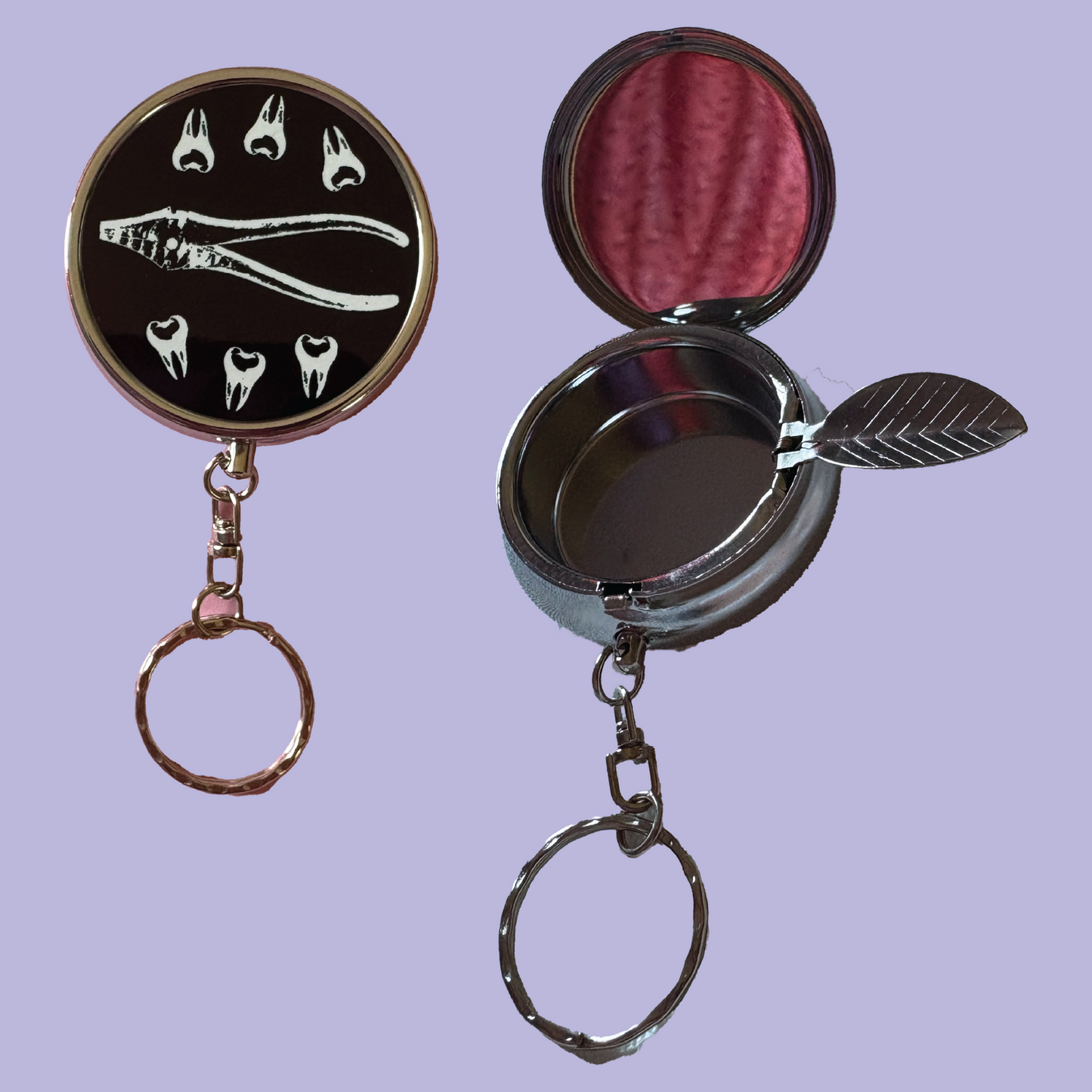 Pulling Teeth Travel Ashtray Keychain