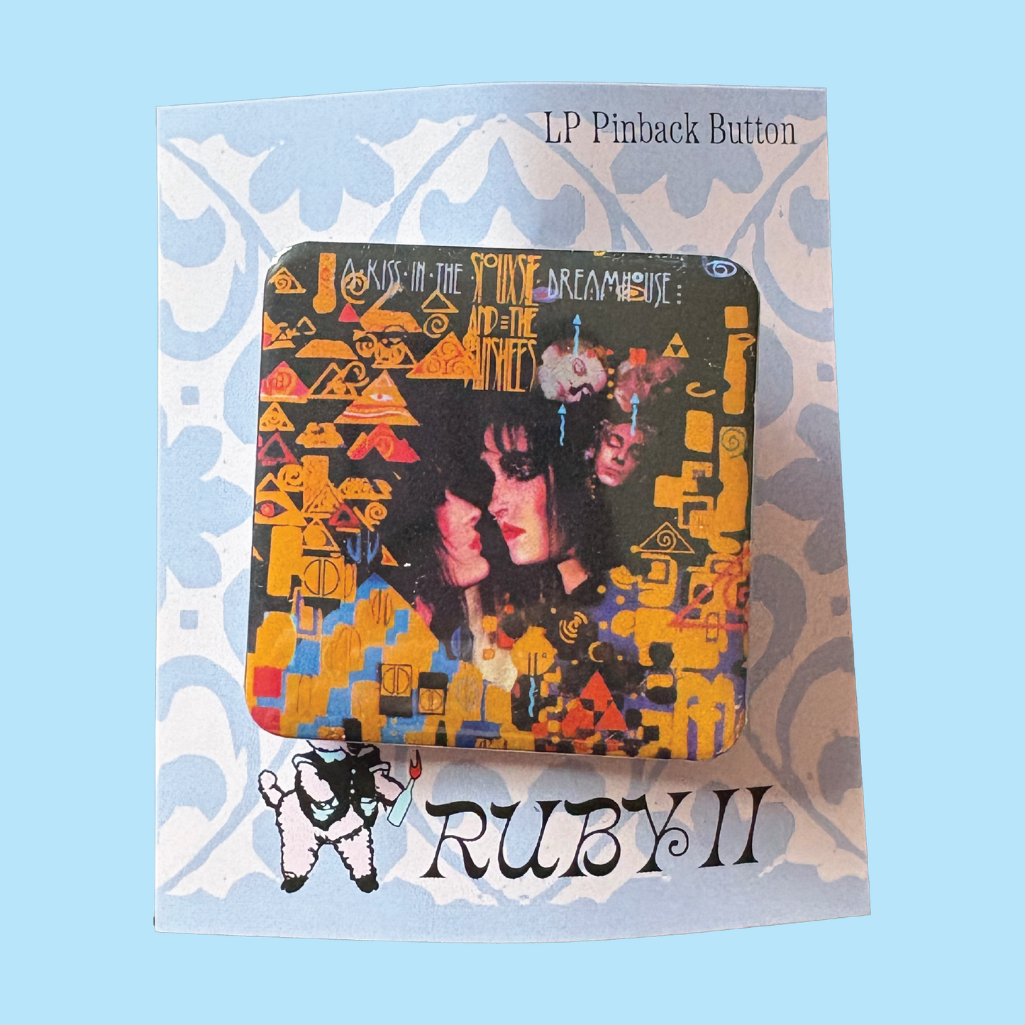 Siouxsie & the Banshees a Kiss in the Dreamhouse LP Album Pinback Button