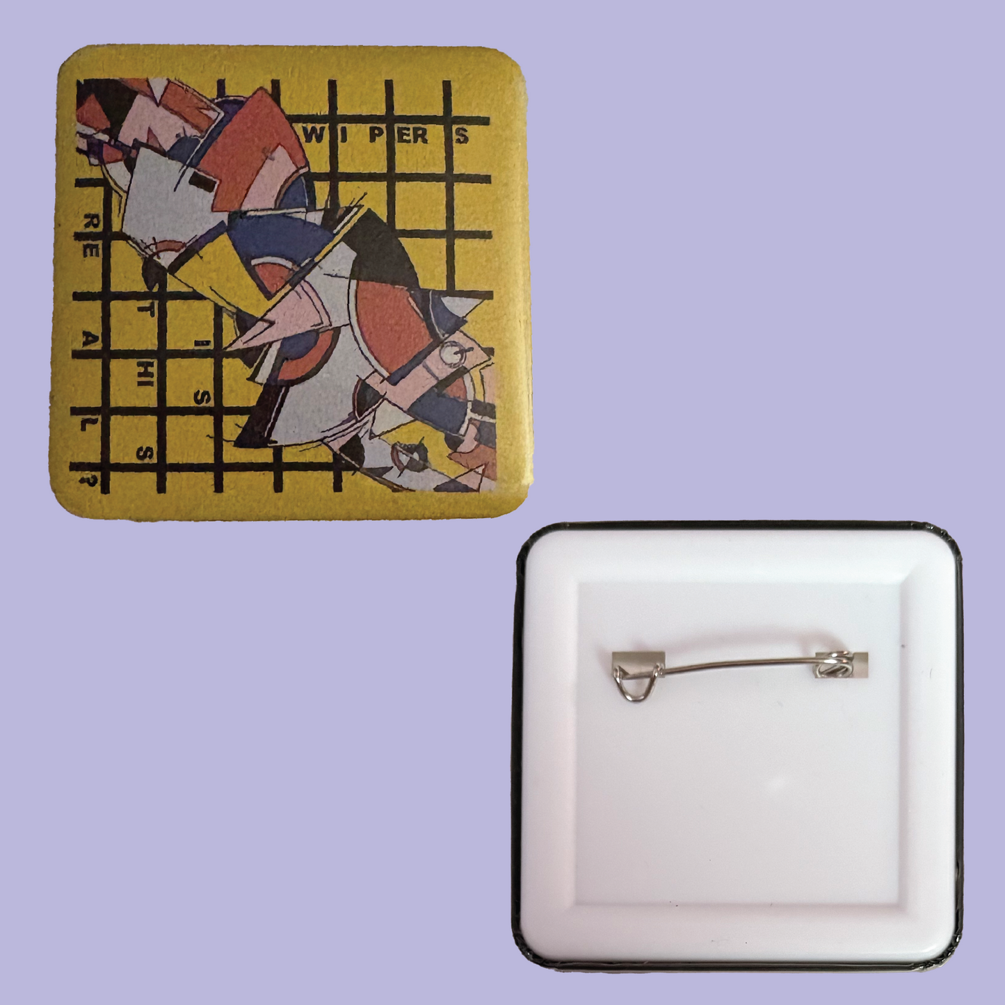 The Wipers Is This Real? Album Pinback Button