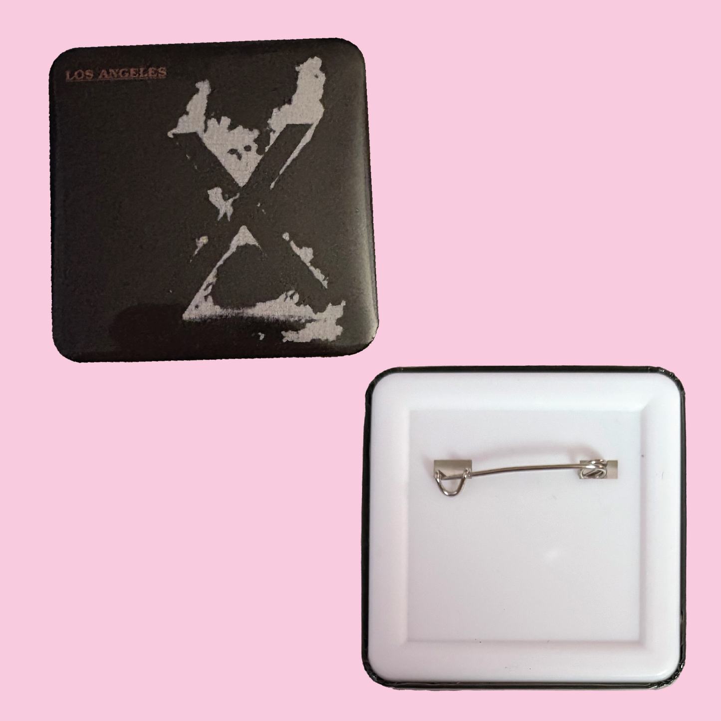 X Los Angeles Album Pinback Button