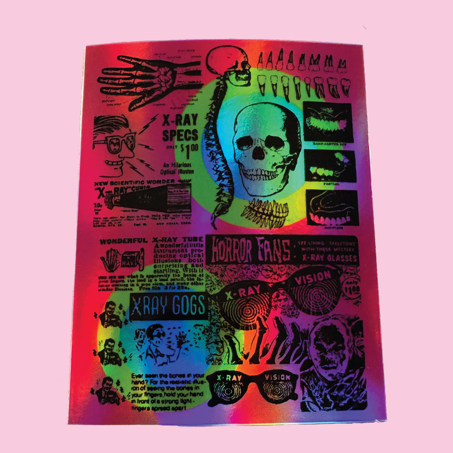 X-Ray Holographic Sticker
