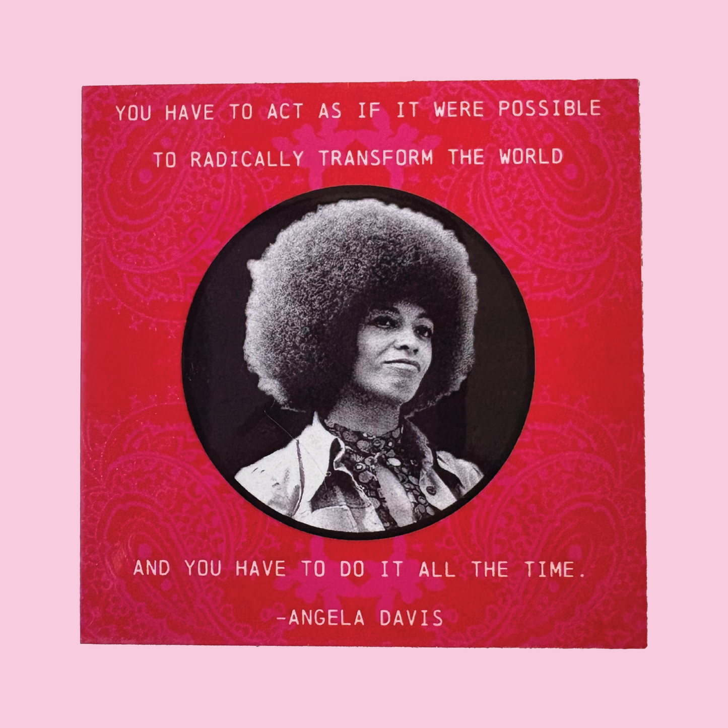 Angela Davis Sticker