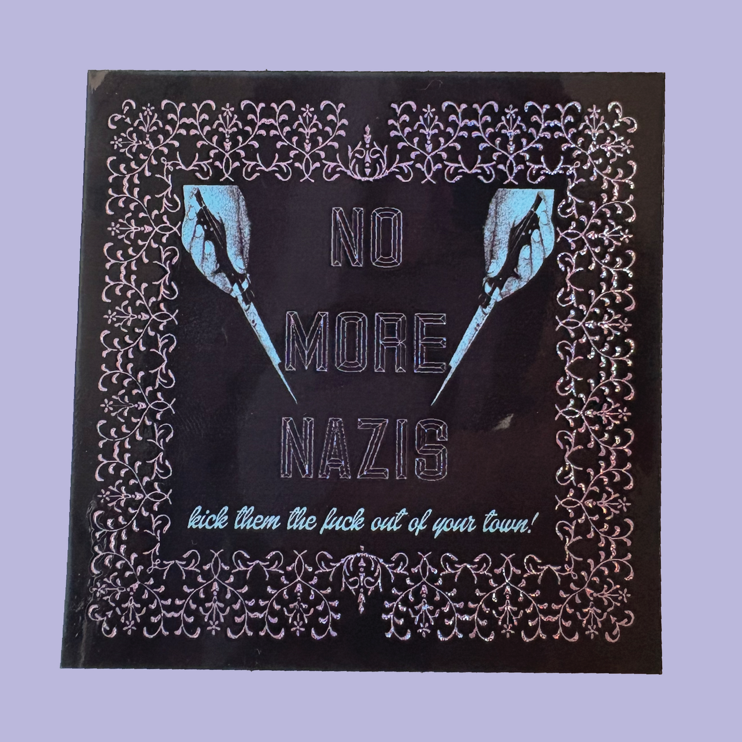 No More Nazis Sticker