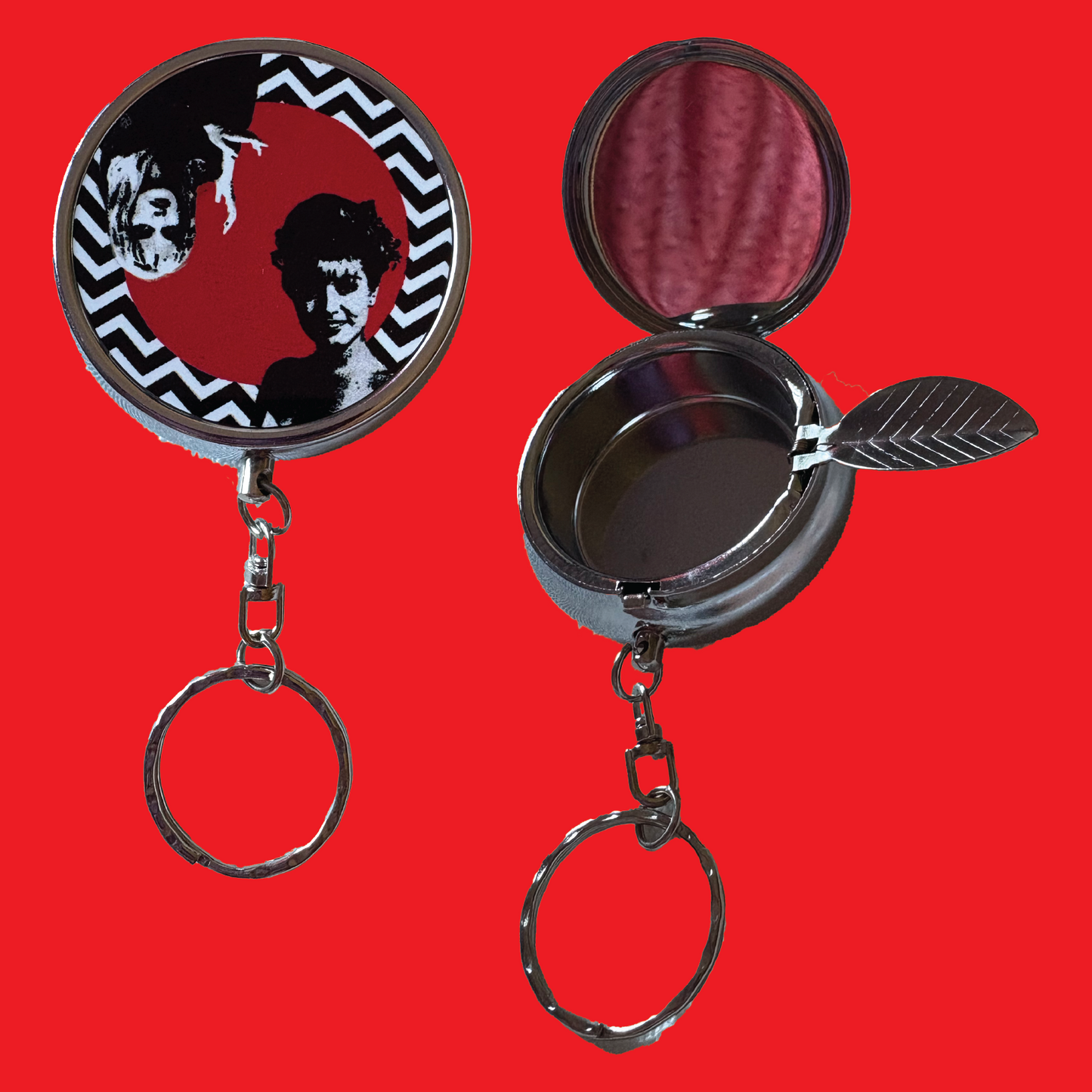 Laura Palmer Twin Peaks Travel Ashtray Keychain