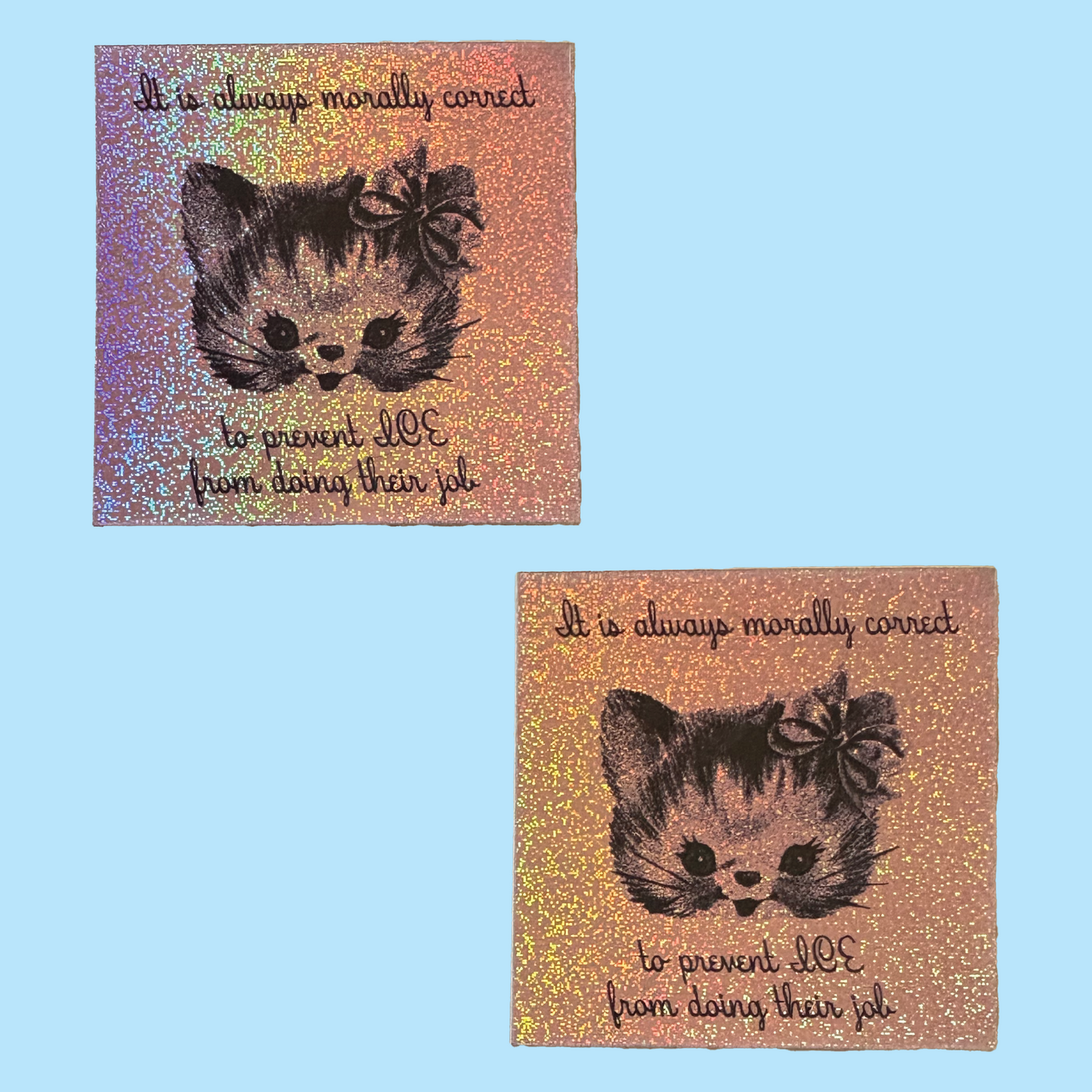 F*CK ICE Sticker Pack - Contribute to Carolina's GoFundMe