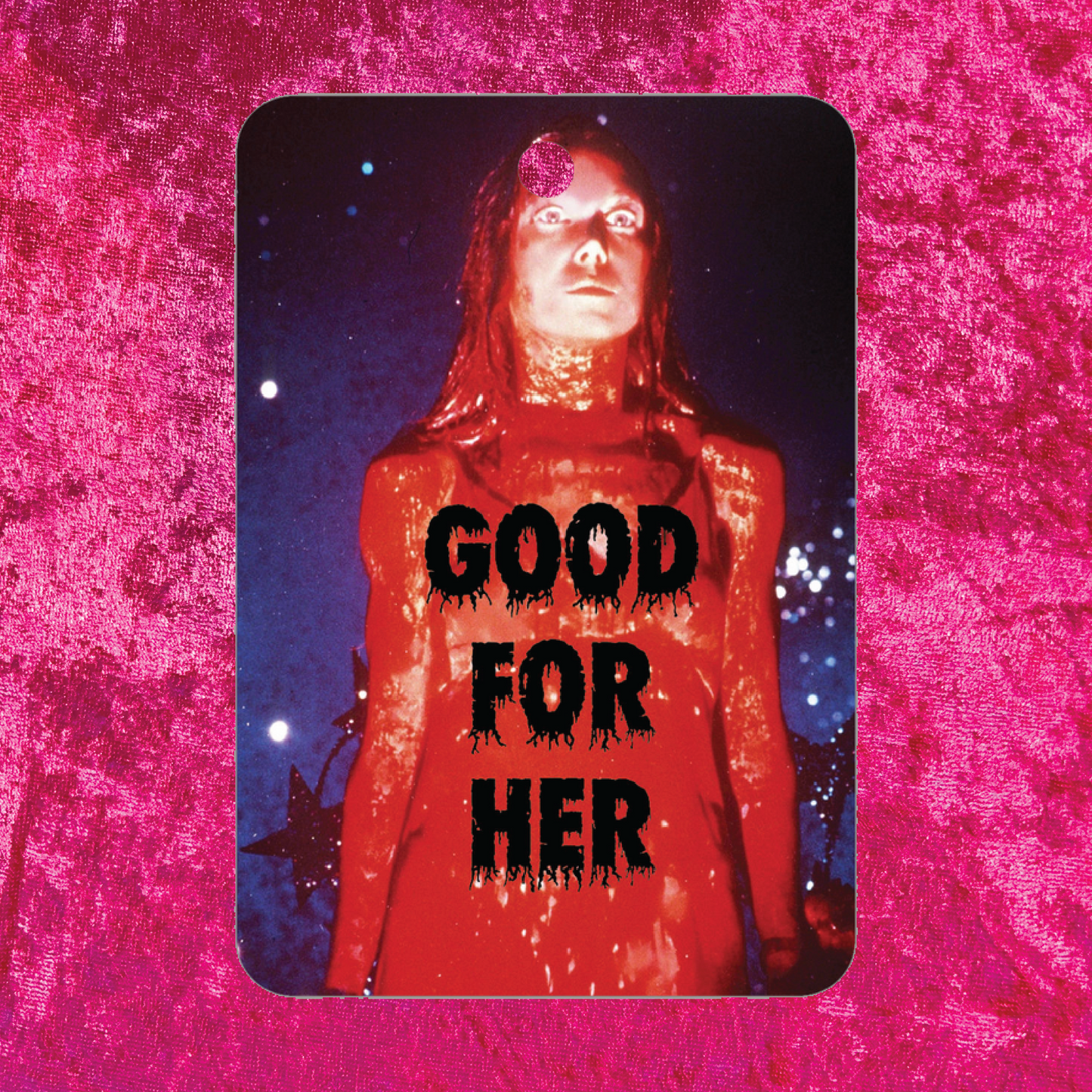 Carrie Black Raspberry Vanilla Scented Car Air Freshener