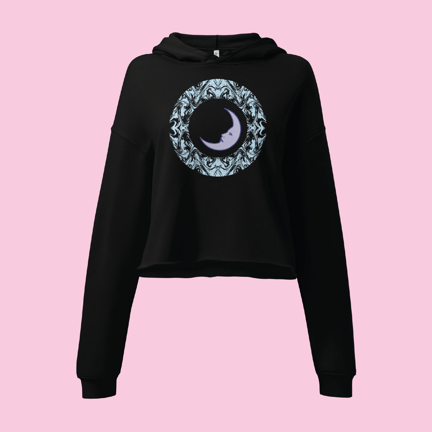 La Luna Cropped Hoodie