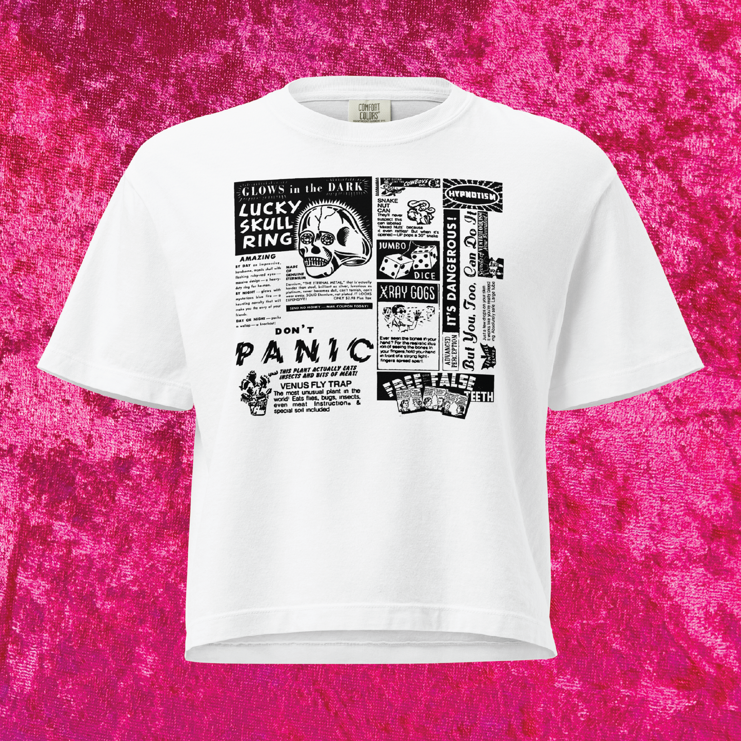 Comix Boxy Cropped Tee