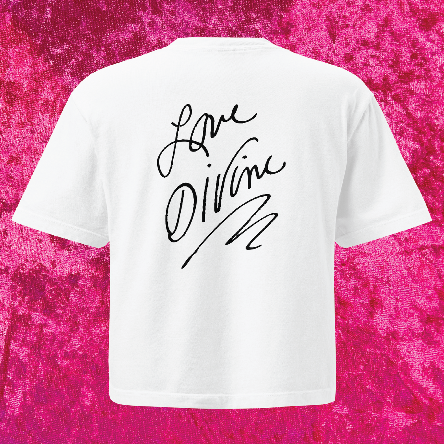 Love Divine Boxy Cropped Tee