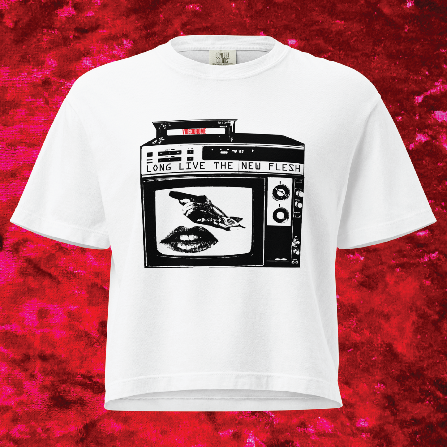 Videodrome Boxy Cropped Tee