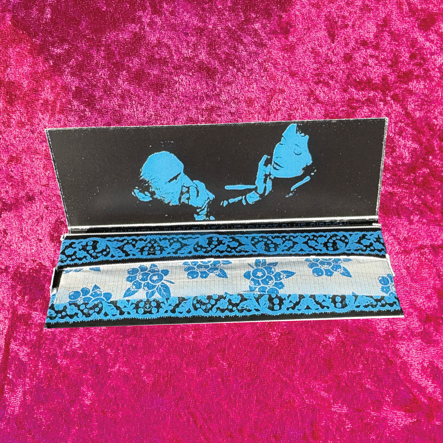 Blue Velvet - Rolling Paper & Matchbook Set