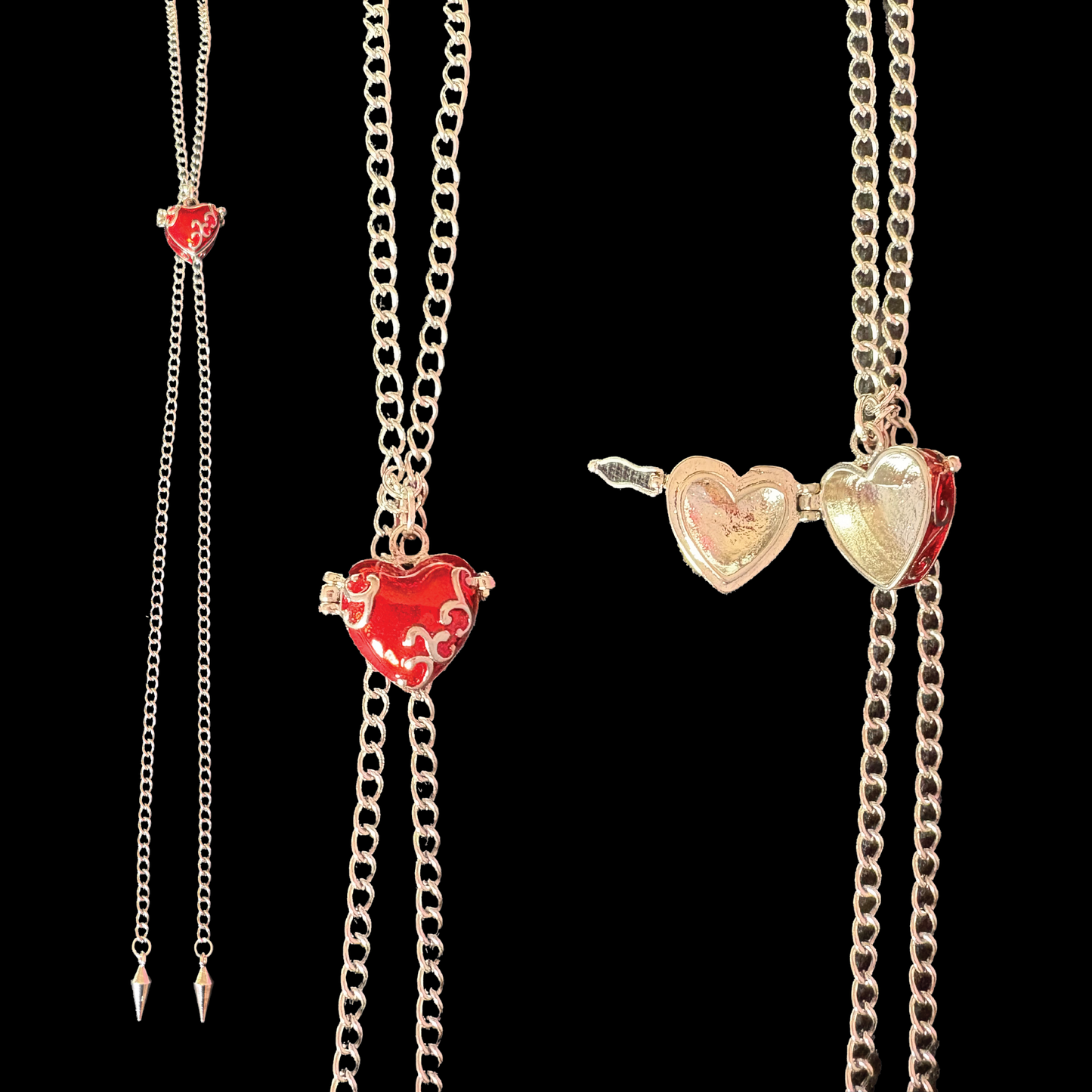 Heart Shaped Box Bolo Necklace