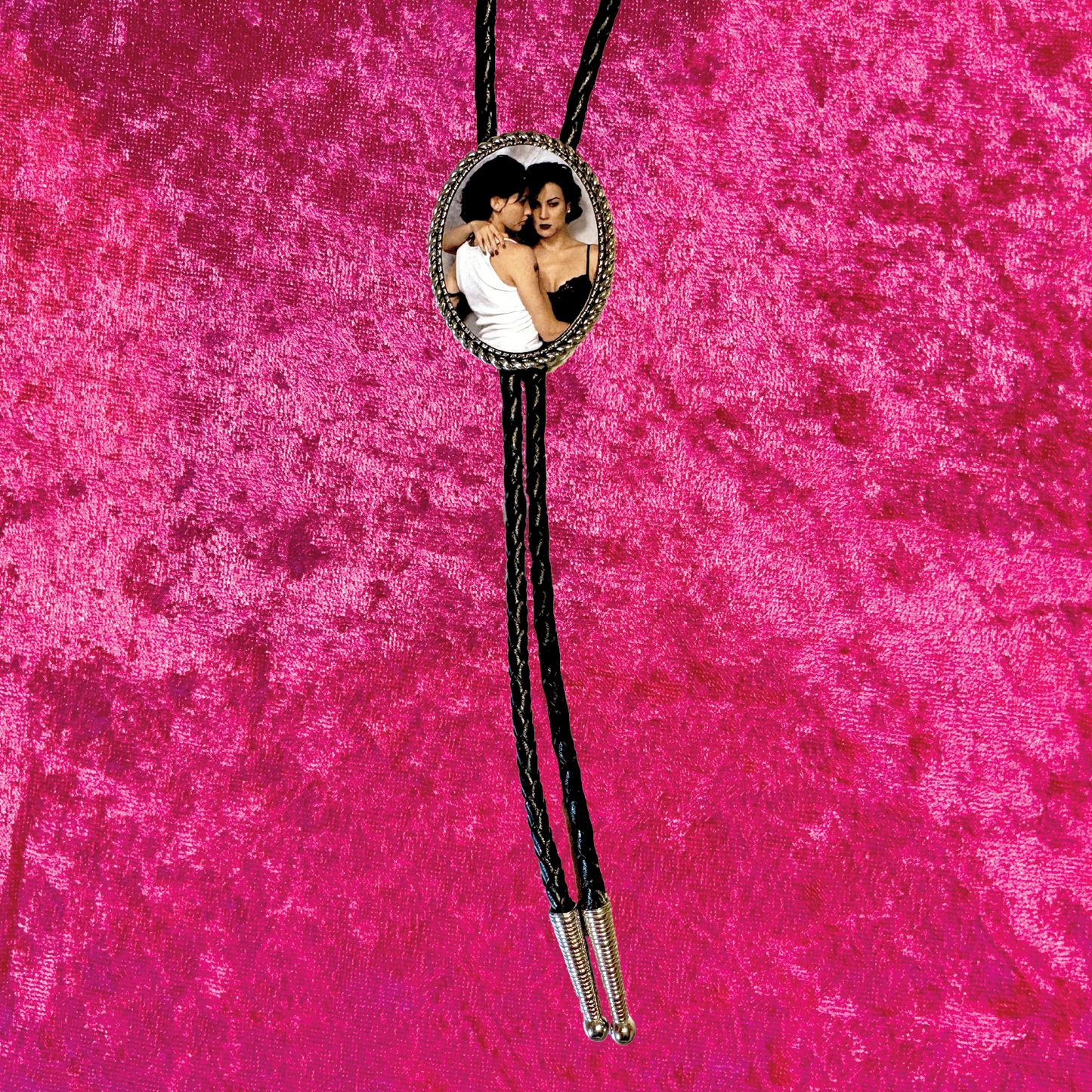 Bound Leather Bolo Tie