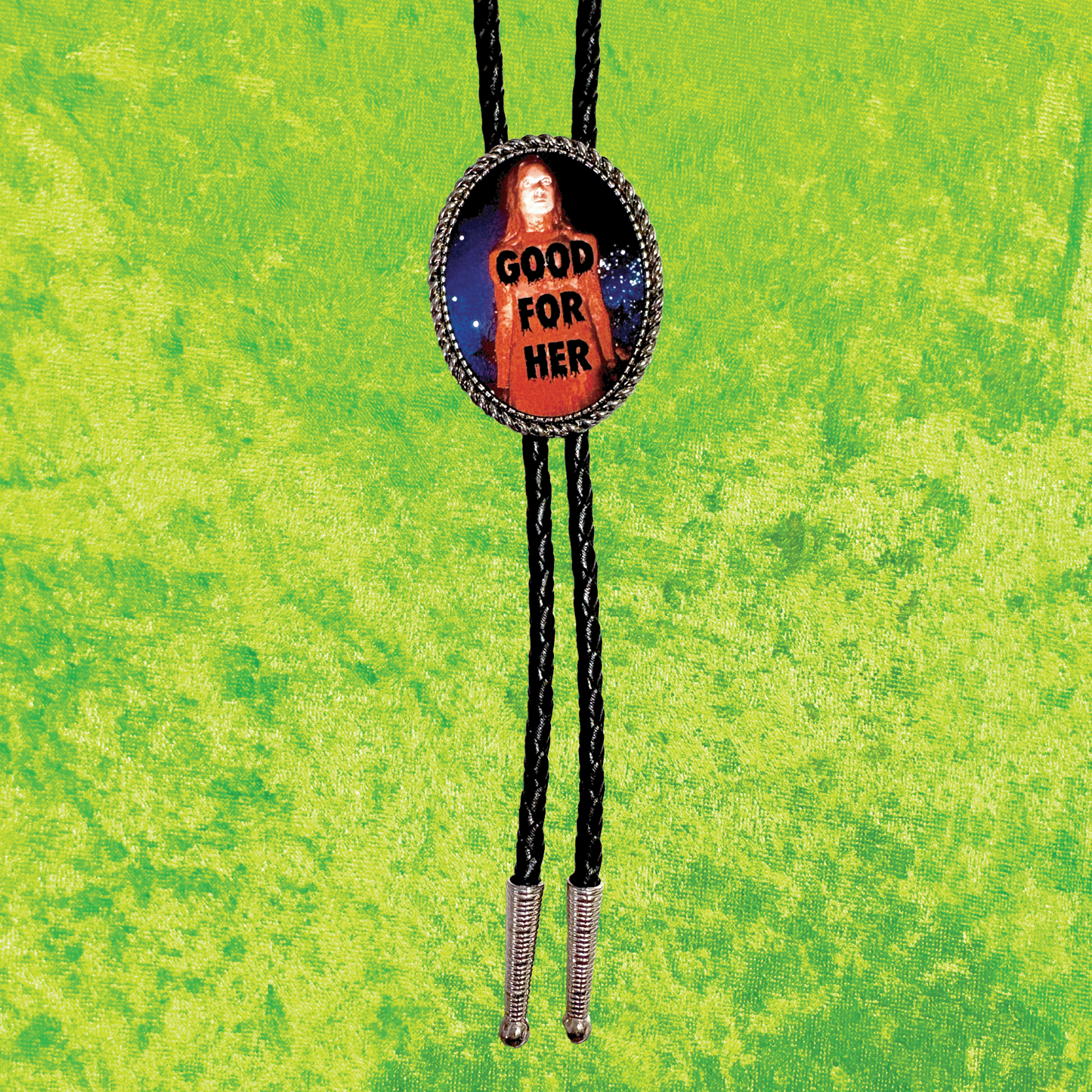 Carrie Good For Her Leather Bolo Tie