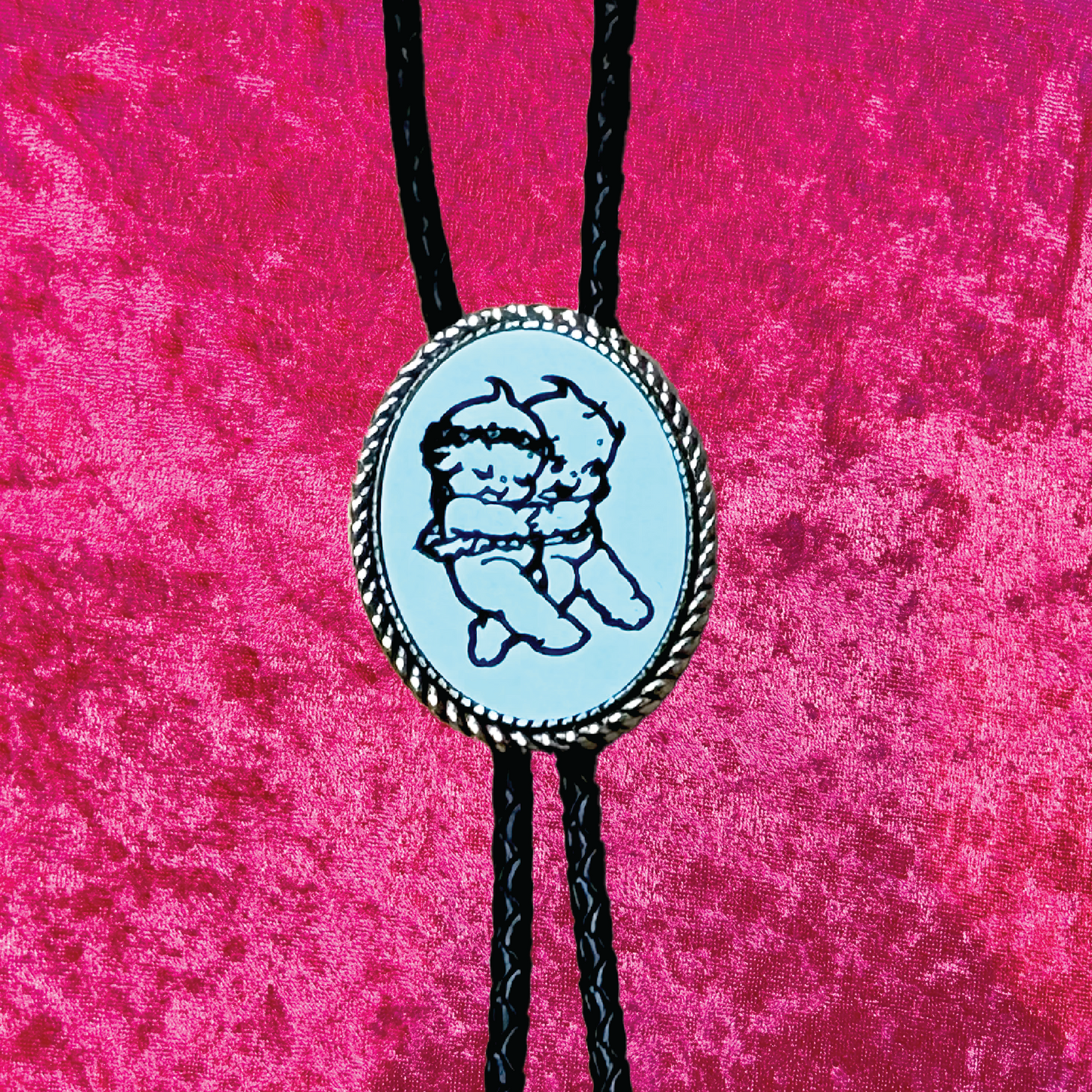 Kewpie Leather Bolo Tie