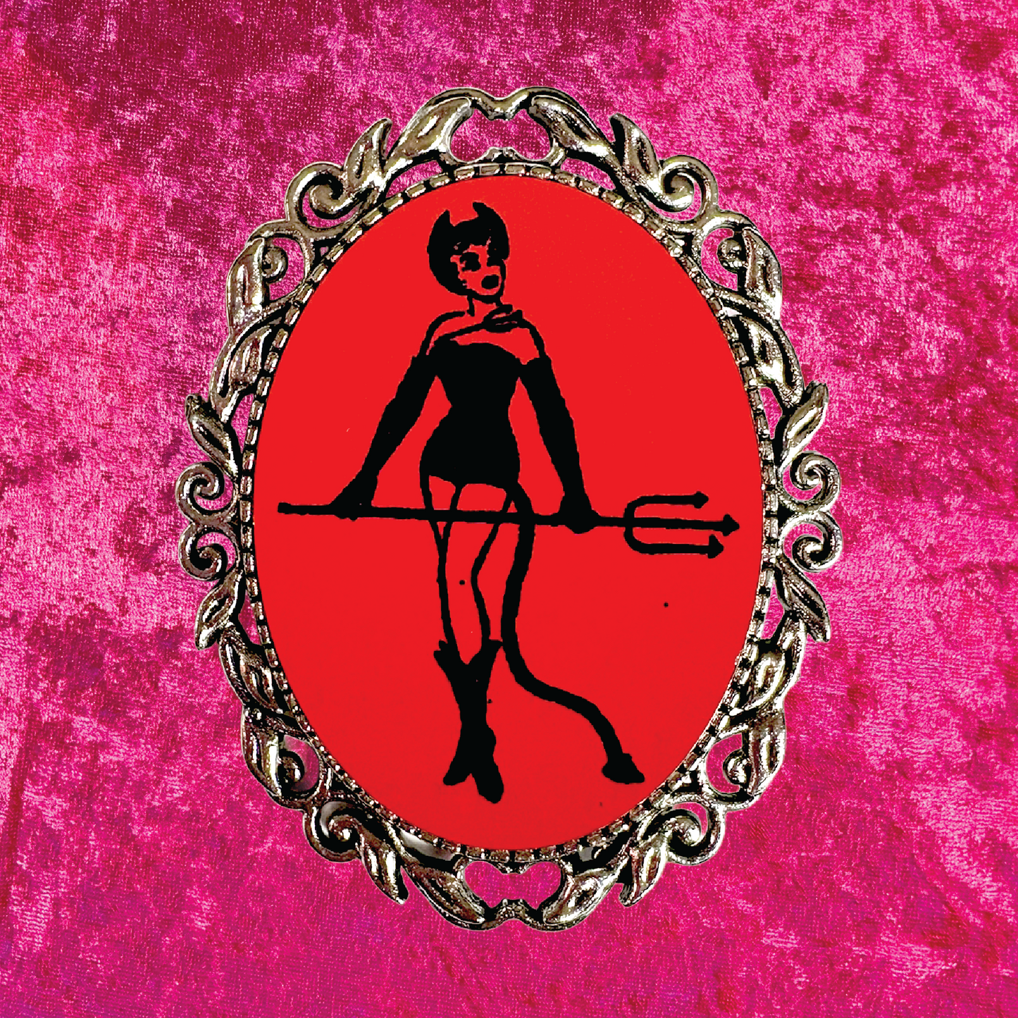 Devil Woman Brooch
