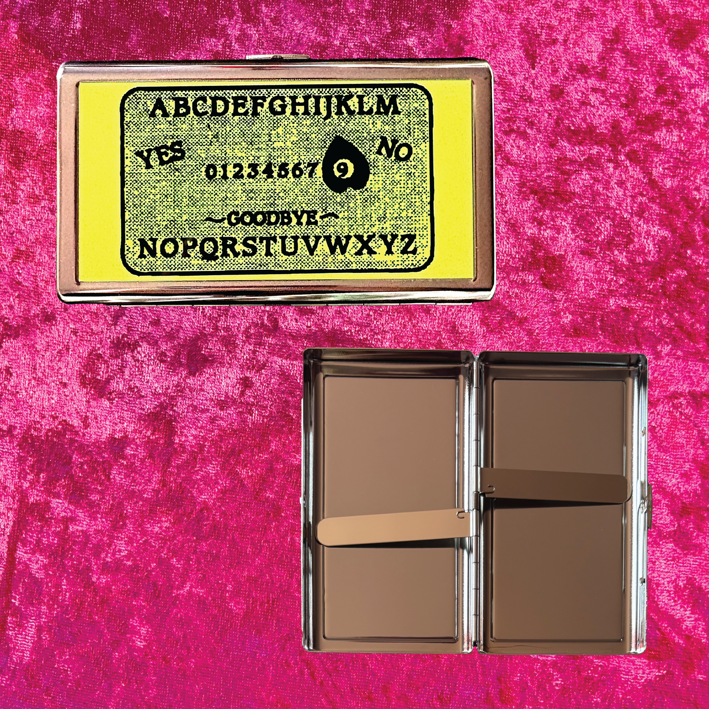 Ouija Metal Cigarette Case