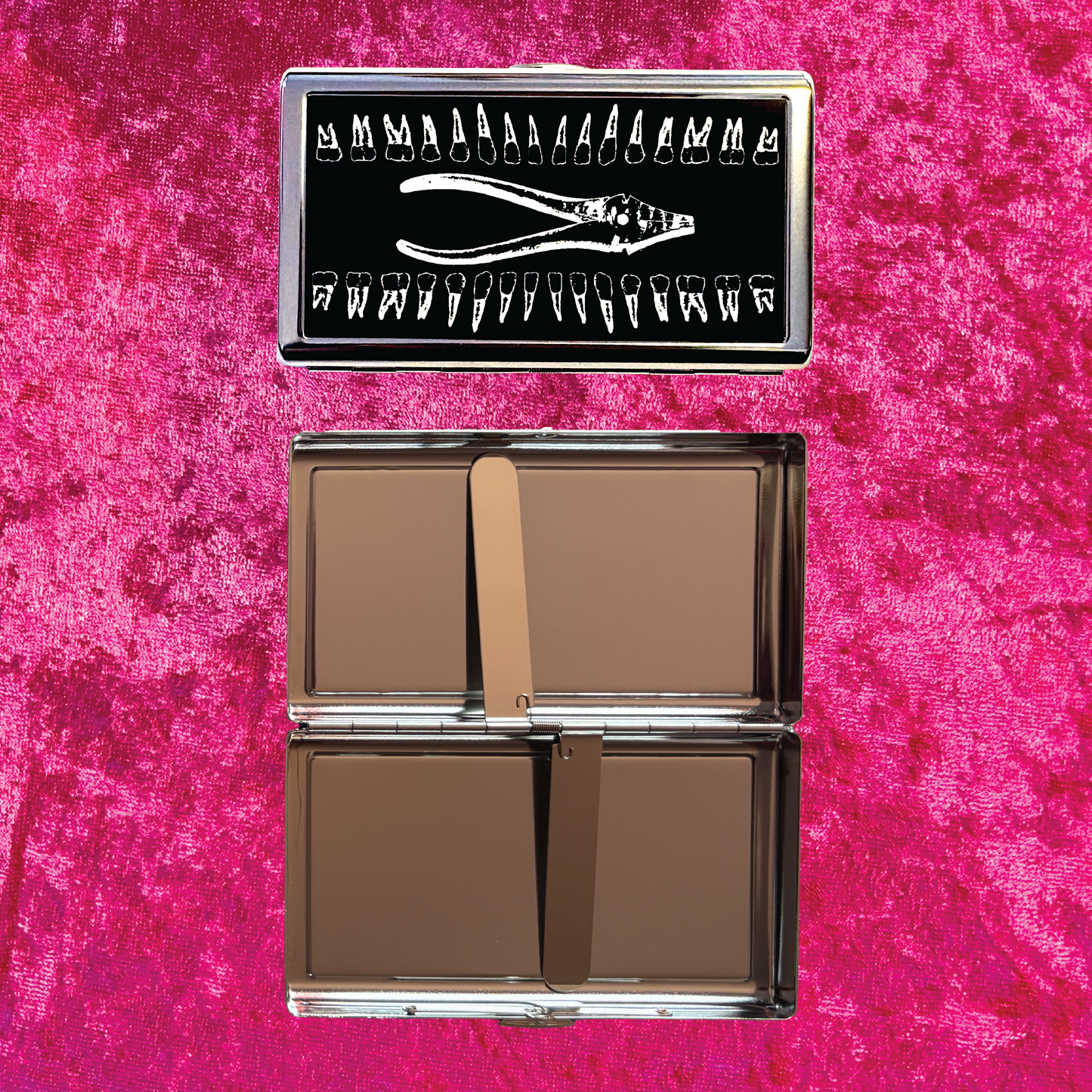 Pulling Teeth Metal Cigarette Case