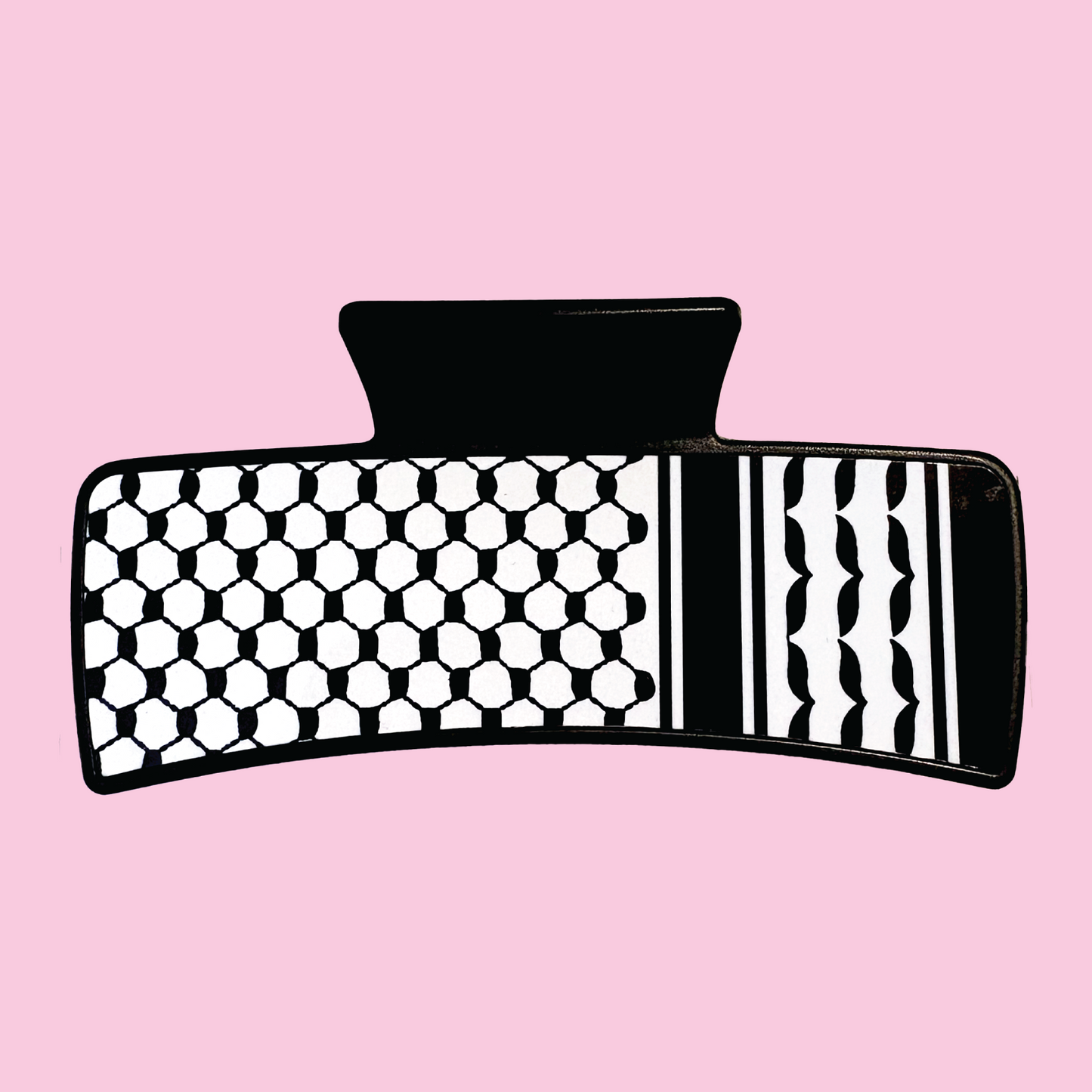 Keffiyeh Hair Claw - Contribute to Hazem & Amani's GoFundMe