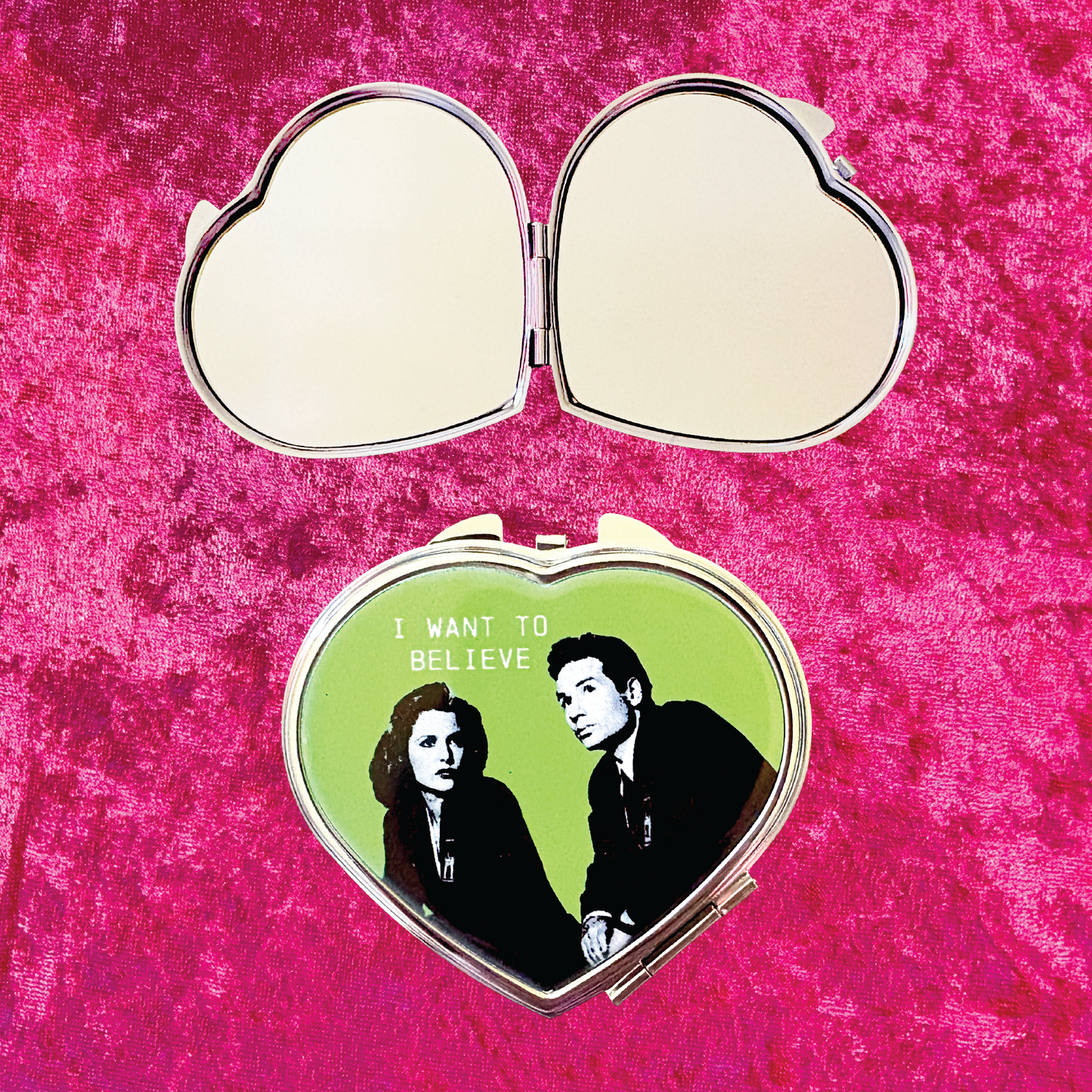 The X-Files I Want to Believe Compact Mirror