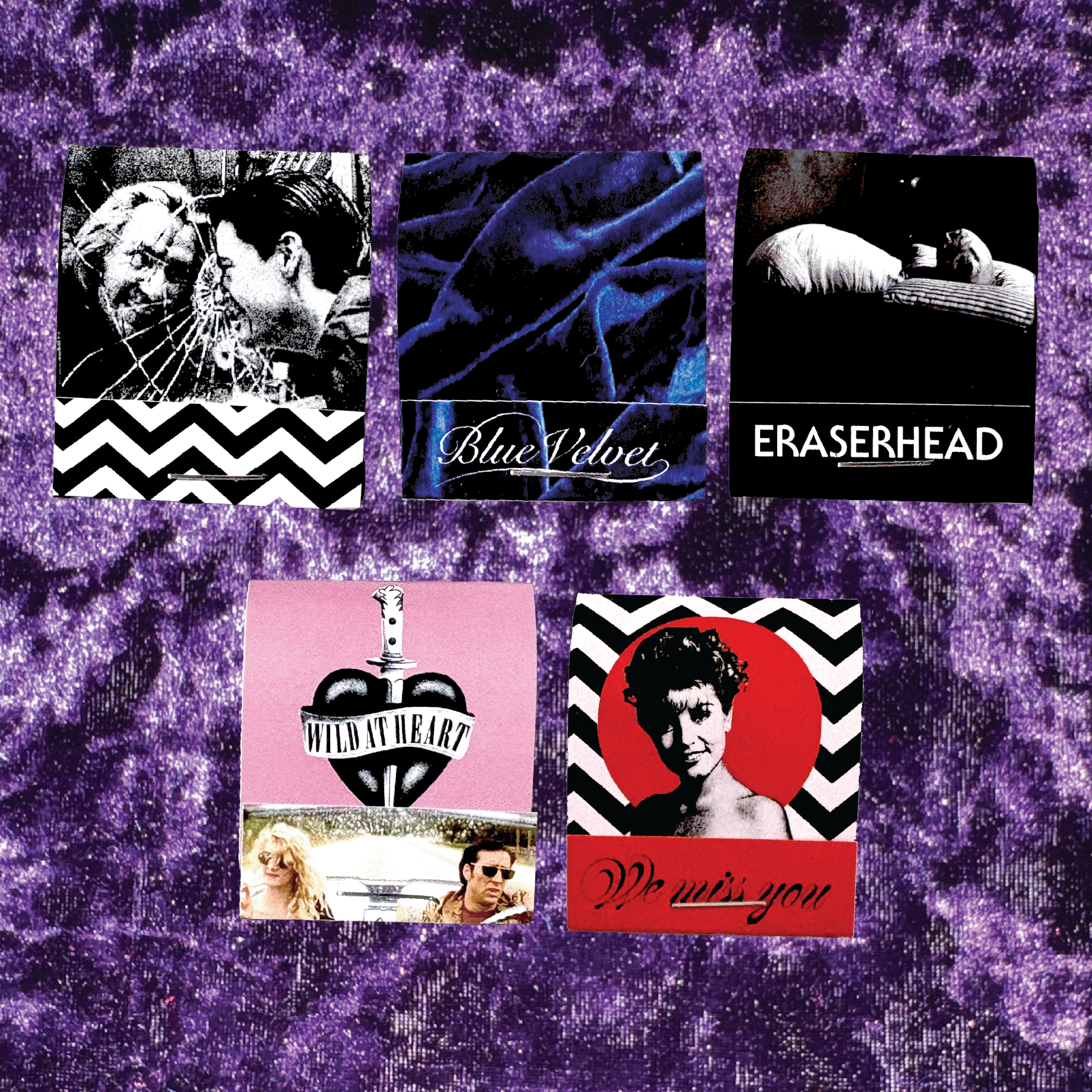 David Lynch Matchbook Set (5 Pack) – Ruby II