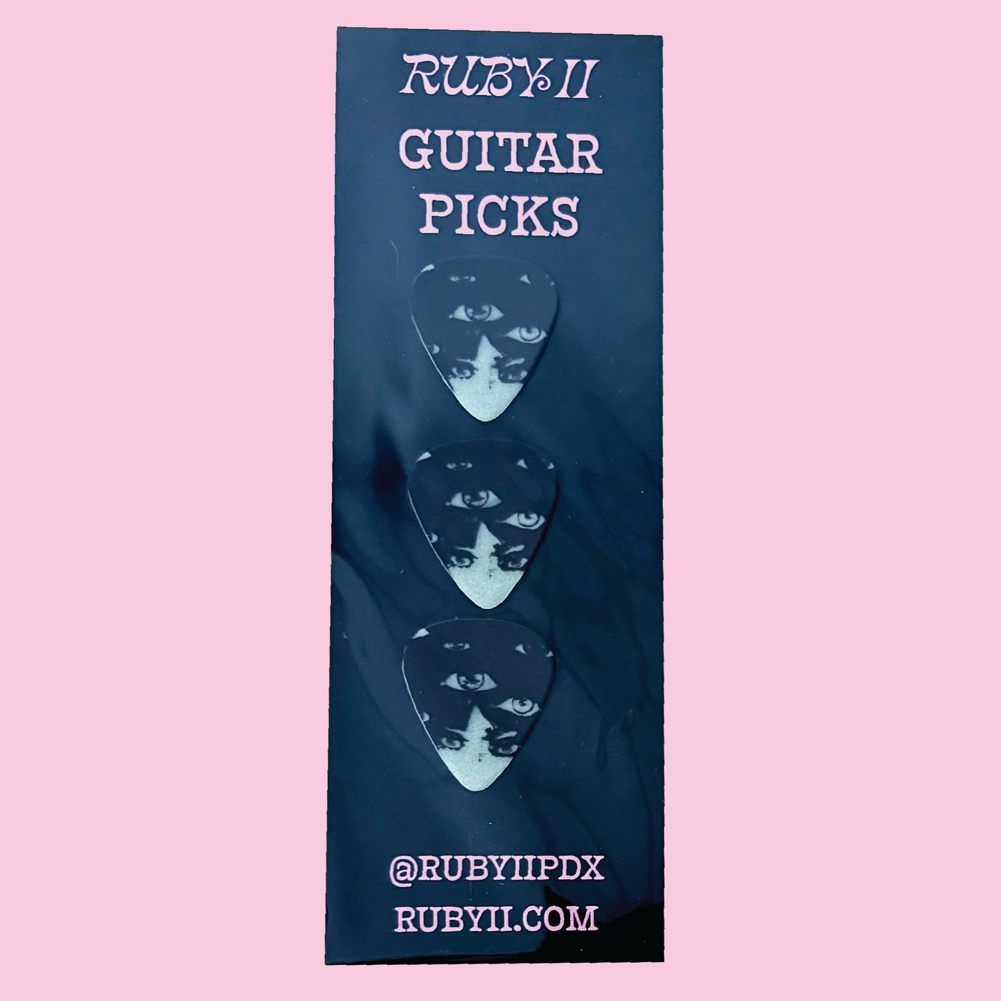 All Seeing Glow in the Dark Guitar Picks (3 Pack)