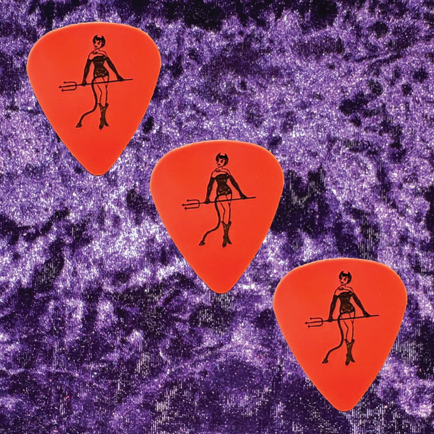 Devil Woman Guitar Picks (3 Pack)