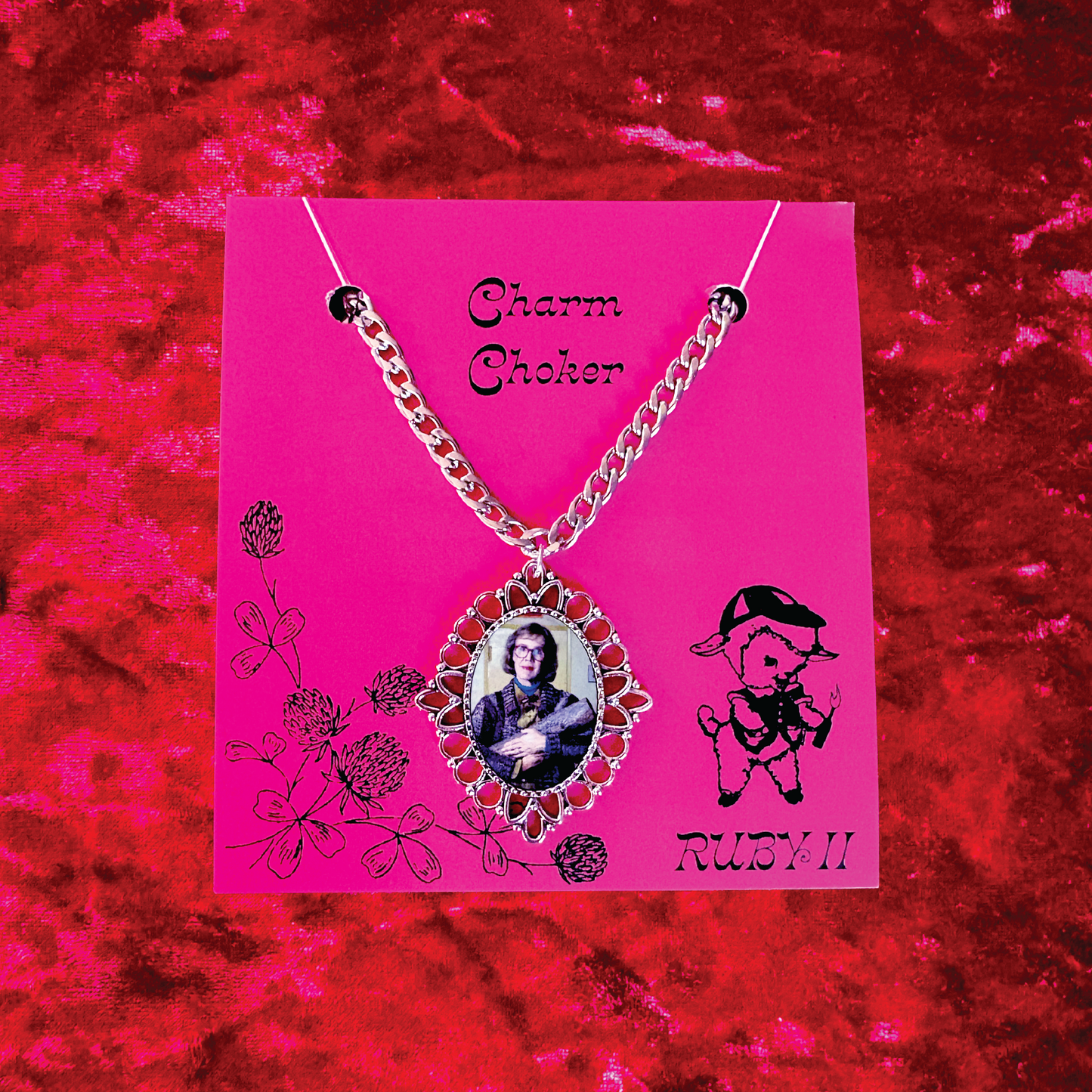 Log Lady Charm Choker Necklace