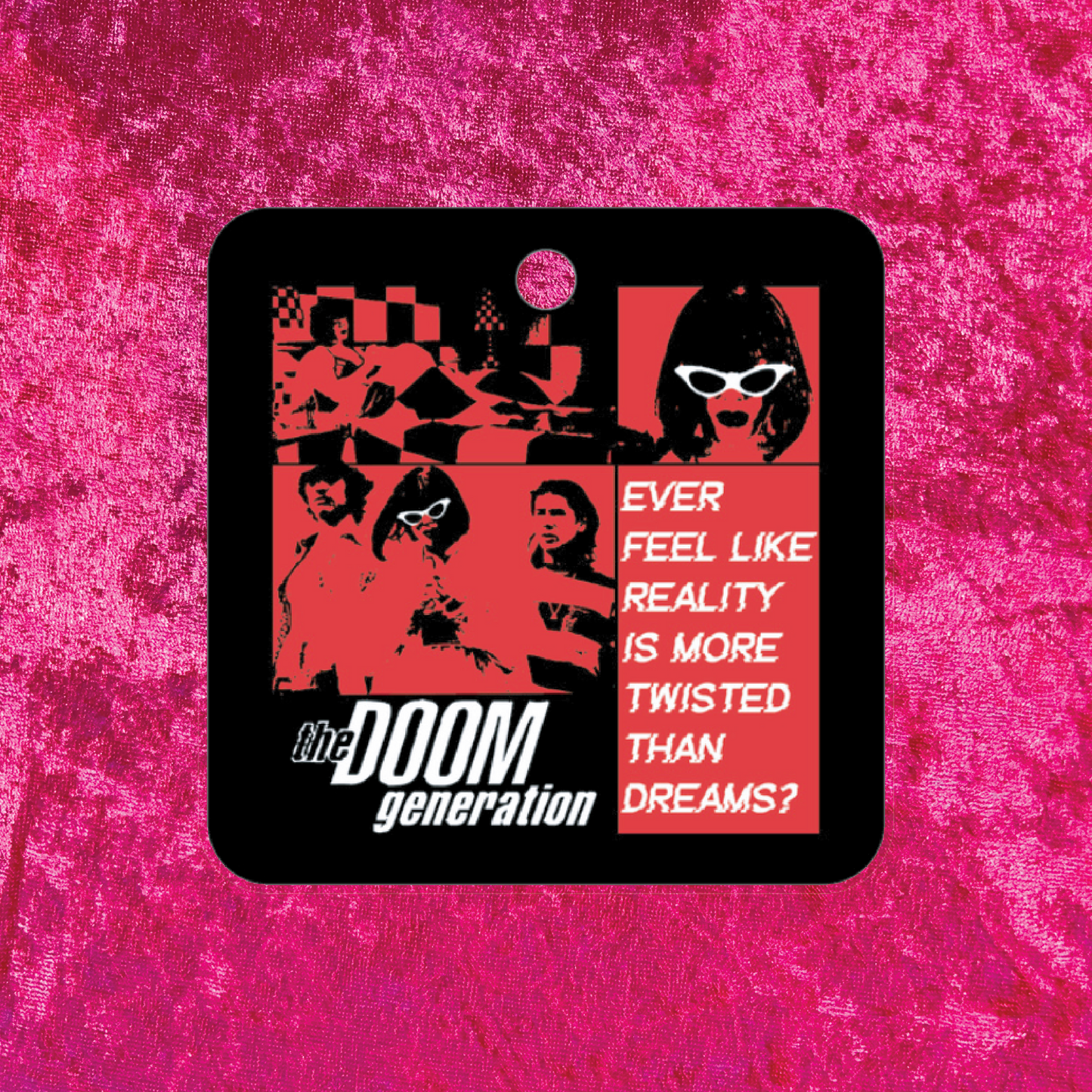The Doom Generation Strawberry Scented Car Air Freshener