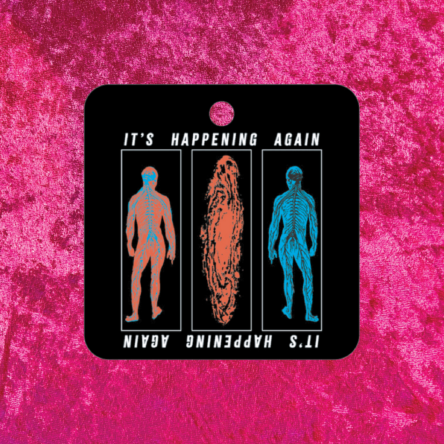 It's Happening Again Car Air Freshener - Black Raspberry Vanilla Scent