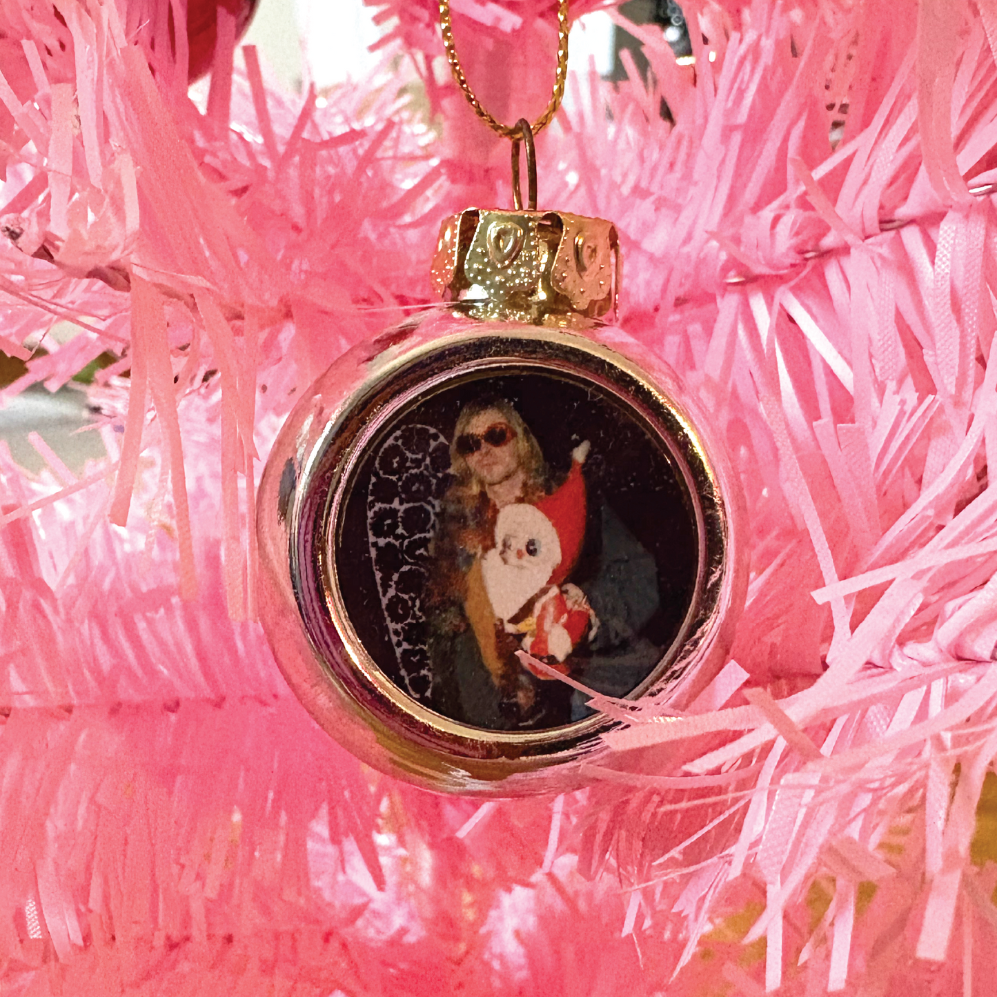Kurt Cobain Holiday Ornament
