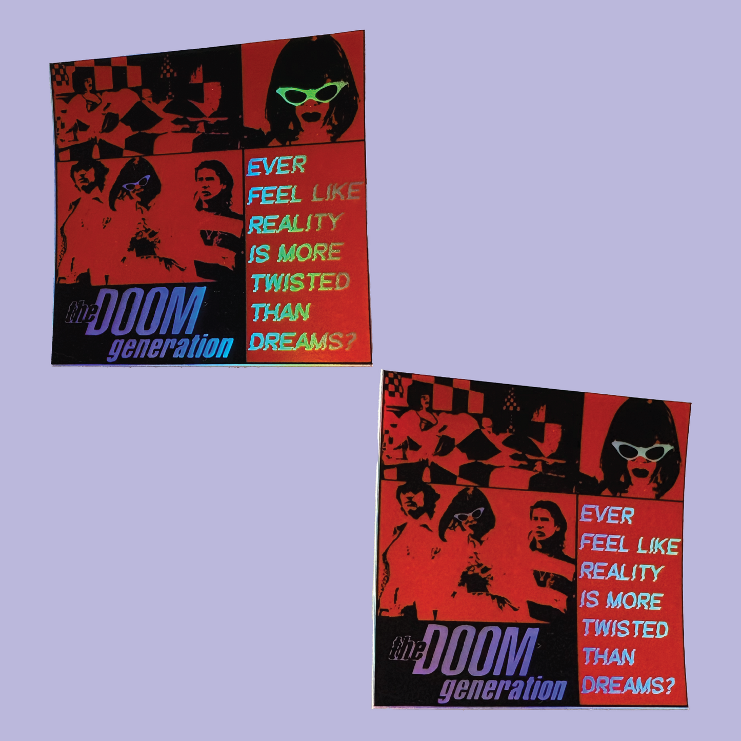 Doom Generation Holographic Sticker