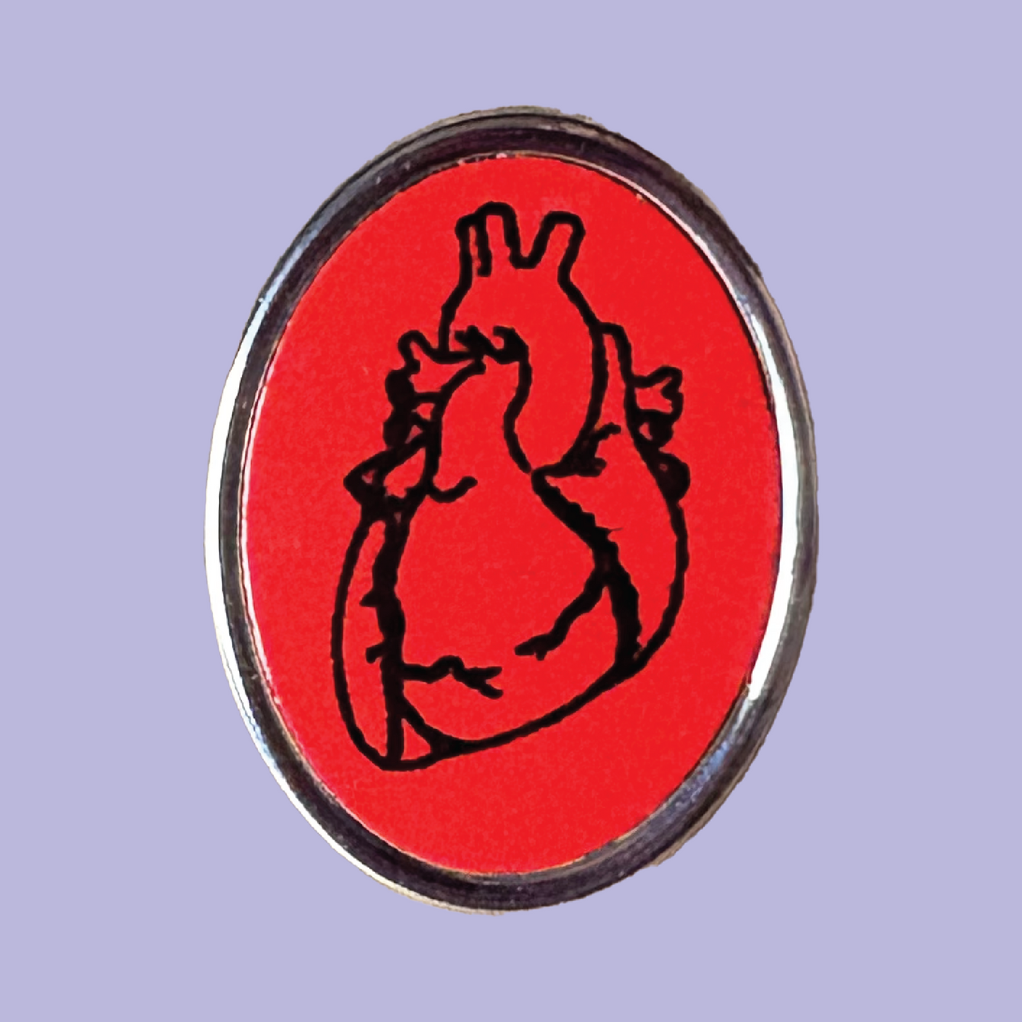 Anatomical Heart Statement Ring