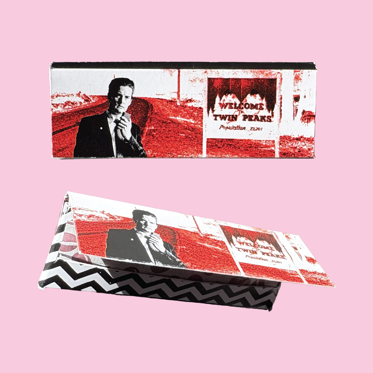 Rolling Paper & Matchbook Set - Twin Peaks Special Agent Dale Cooper