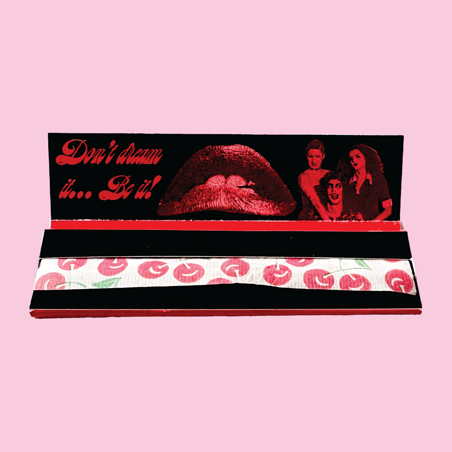 Rocky Horror Picture Show King Size Rolling Papers - Cherry Flavored or Black