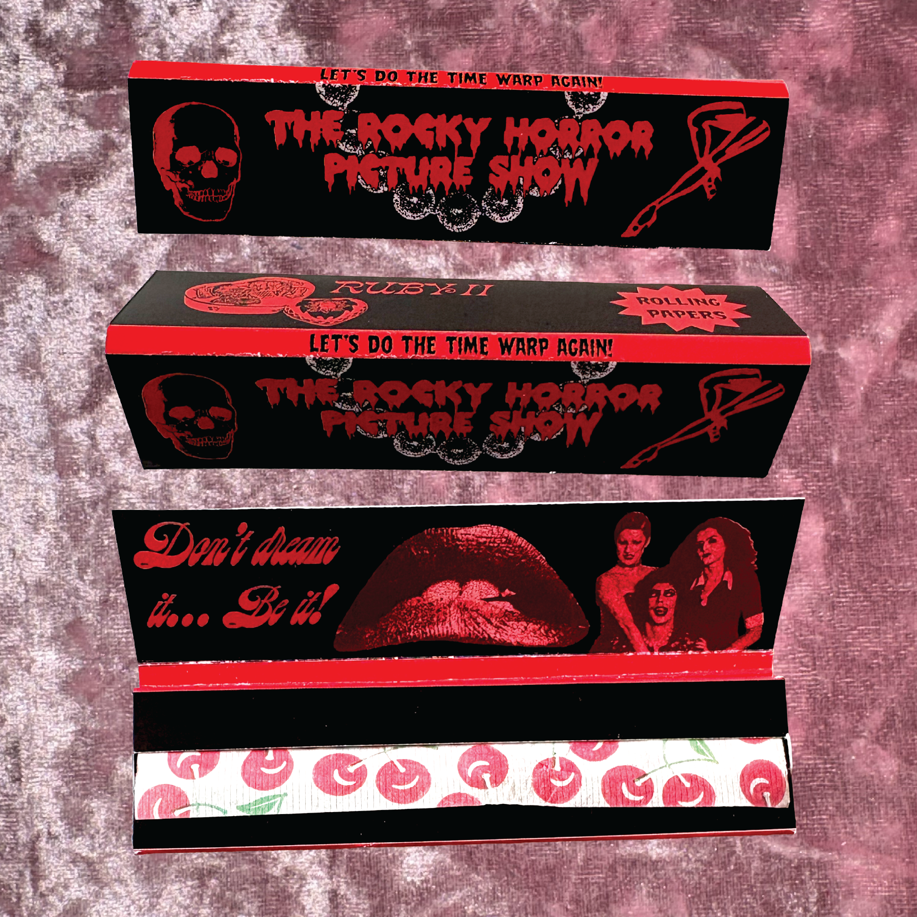 Rocky Horror Picture Show King Size Rolling Papers - Cherry