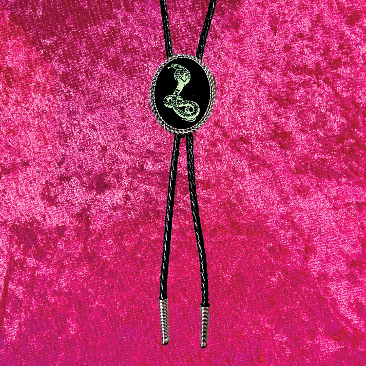 Reptile Master Leather Bolo Tie
