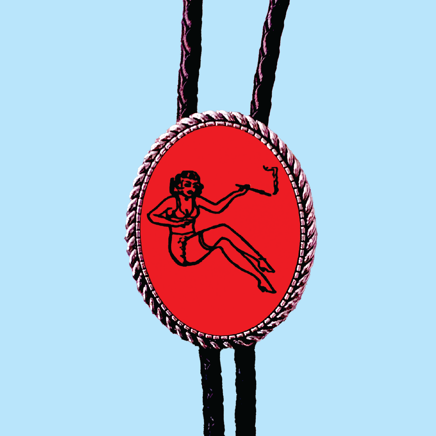Lil Lady Leather Bolo Tie