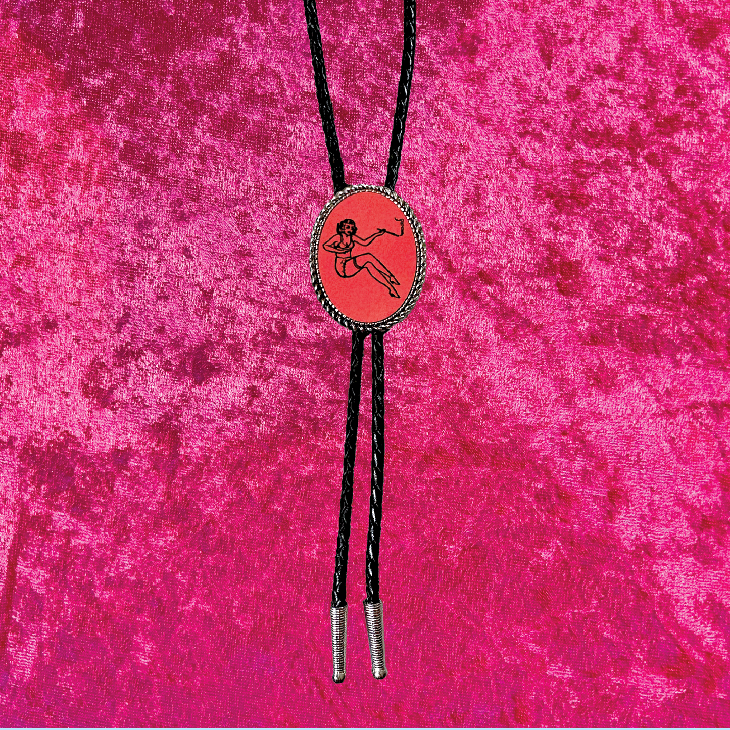 Lil Lady Leather Bolo Tie