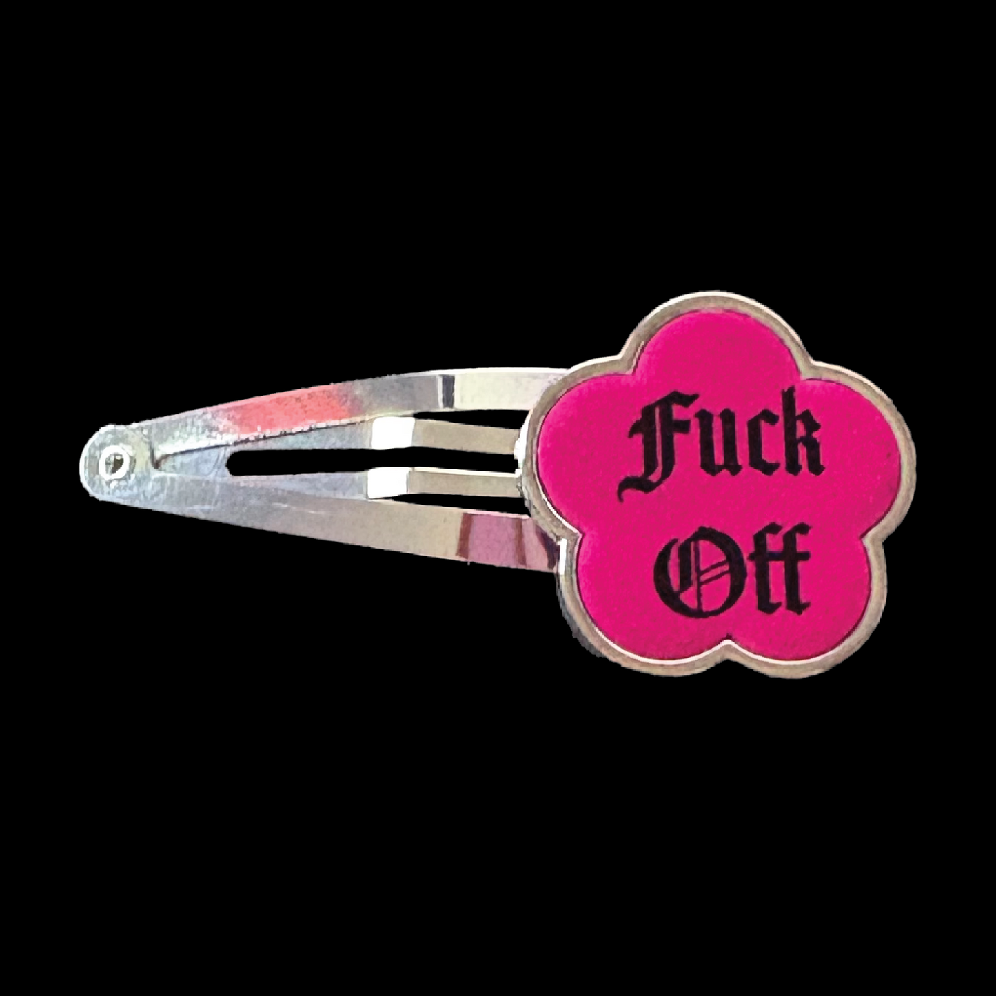 F*ck Off Flower Hair Clip