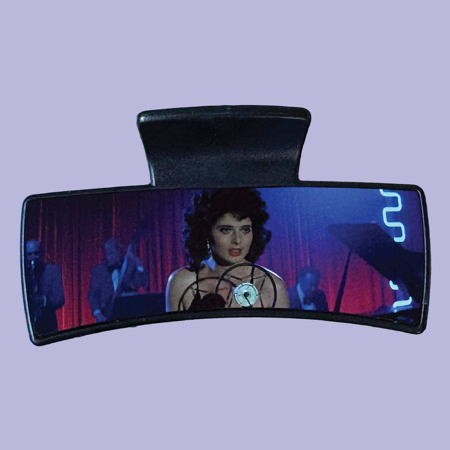 Blue Velvet Hair Claw