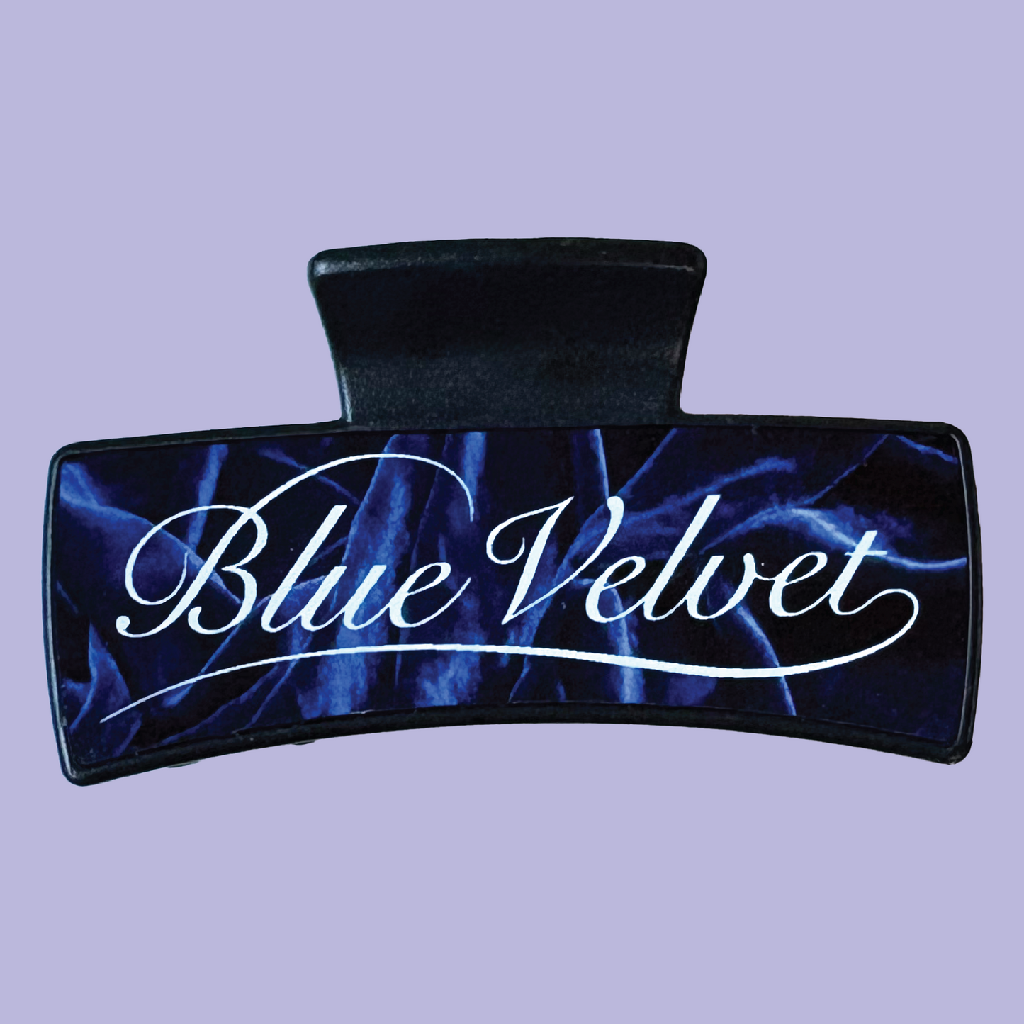 Blue Velvet Hair Claw