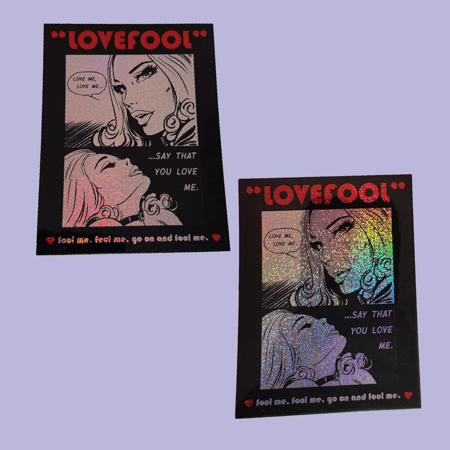The Cardigans Lovefool Pixie Glitter Sticker