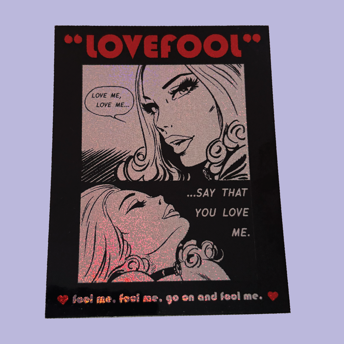 The Cardigans Lovefool Pixie Glitter Sticker