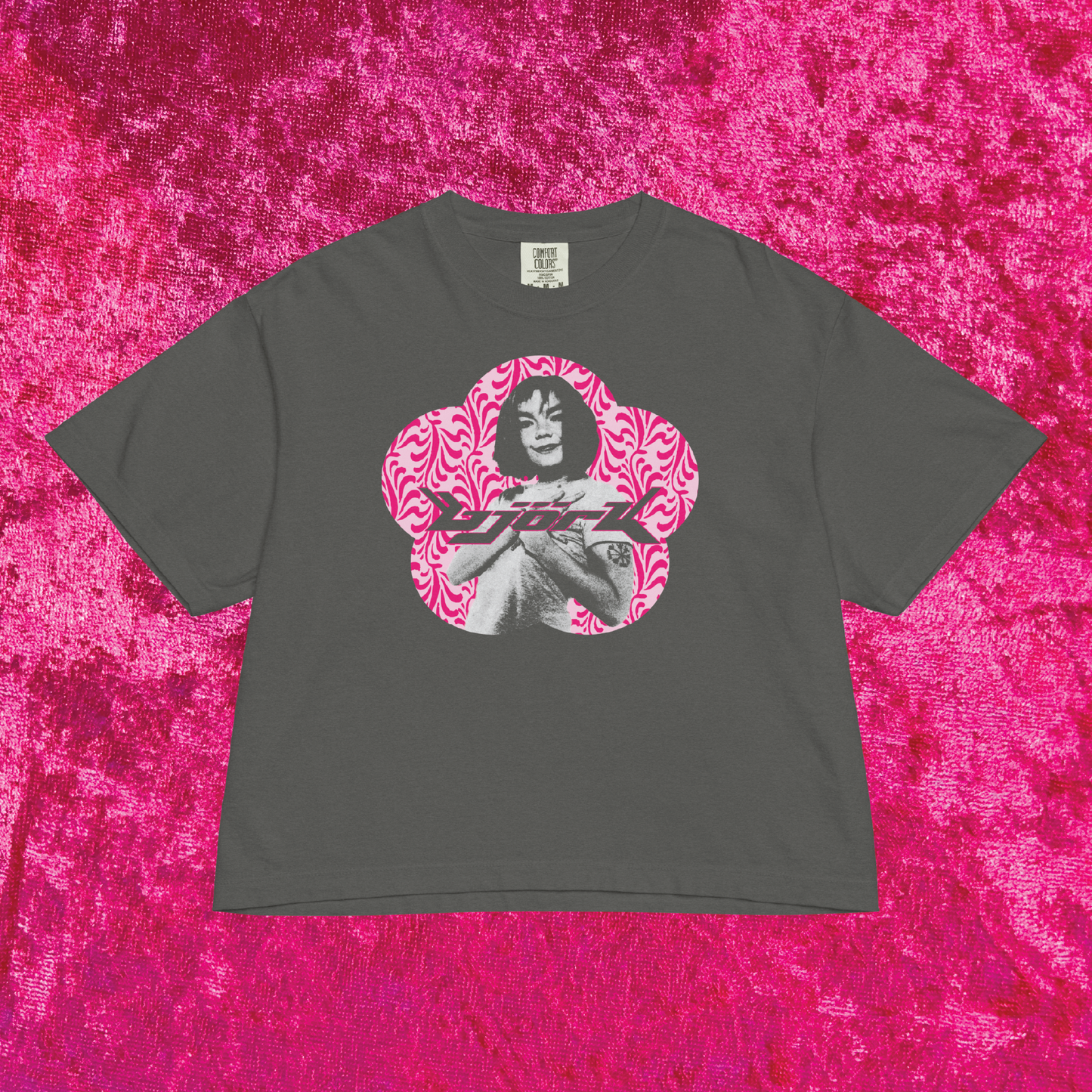 Bjork Boxy Cropped Tee
