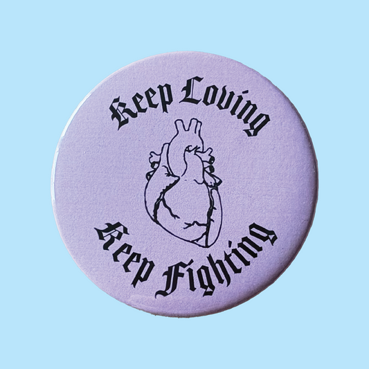You Heart is a Muscle the Size of Your Fist 2.25" Pinback Button